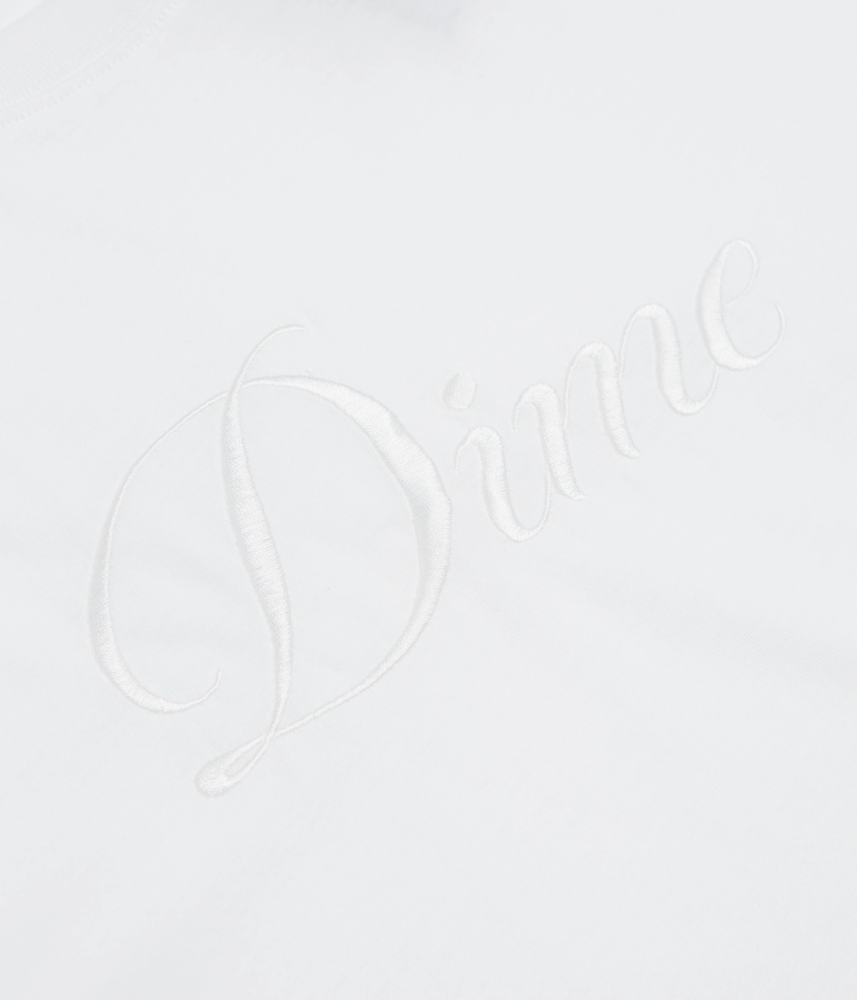 Dime Cursive T-Shirt - White Weekend Fashion Daily Trend