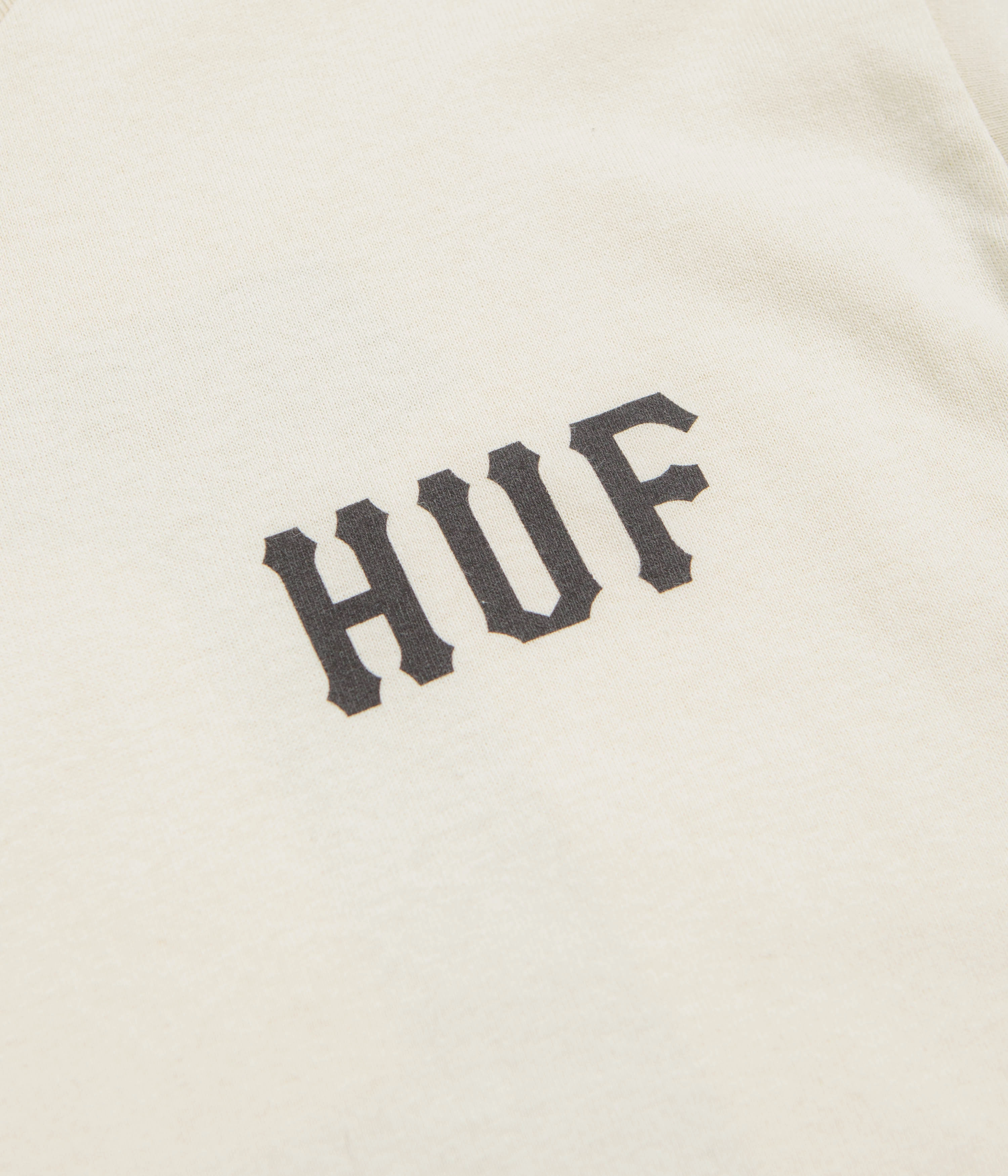 HUF Classic H T-Shirt - Natural Microfiber texture
