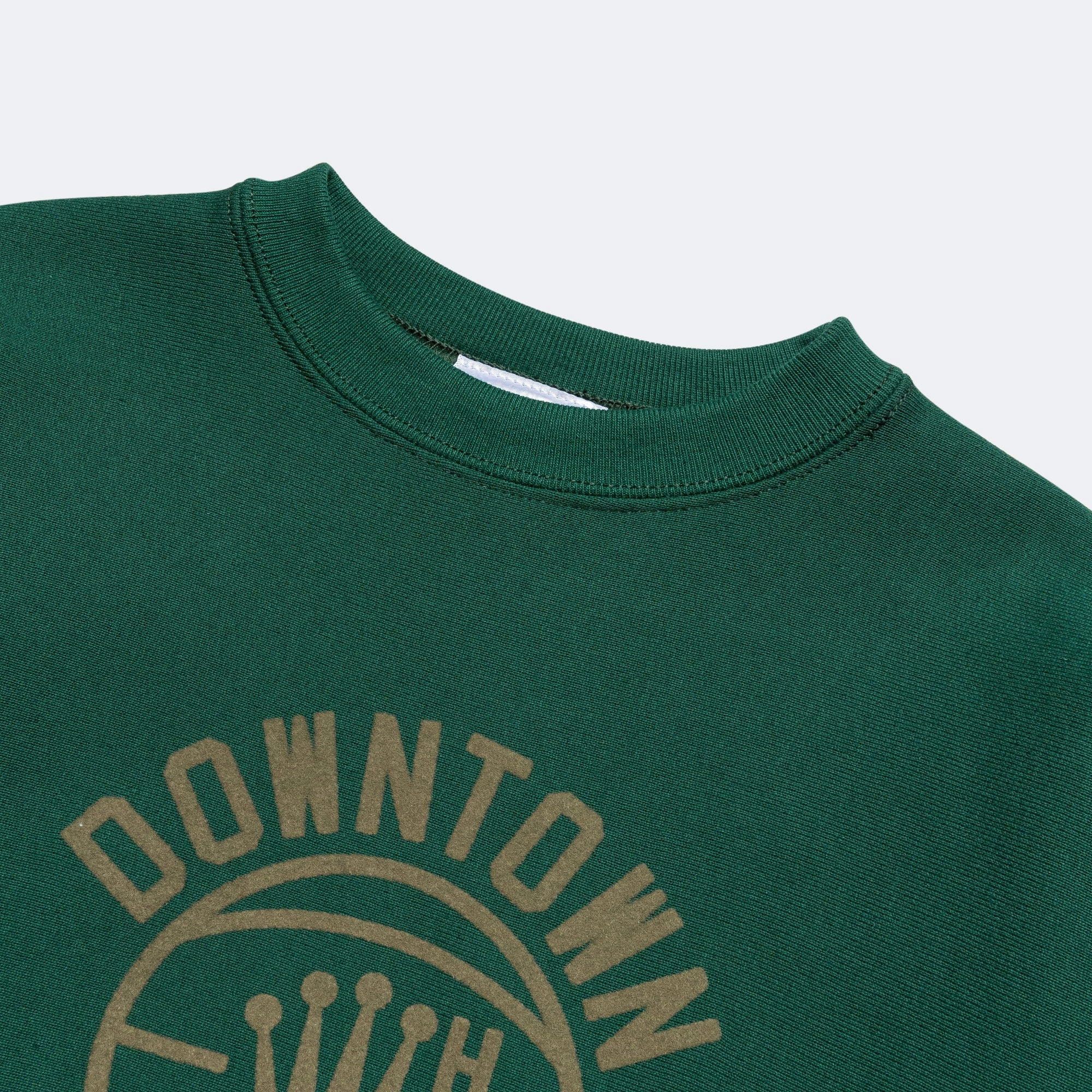 Wrinkle-Resistant Timeless Style Downtown Homies Crew Sweat - Forrest