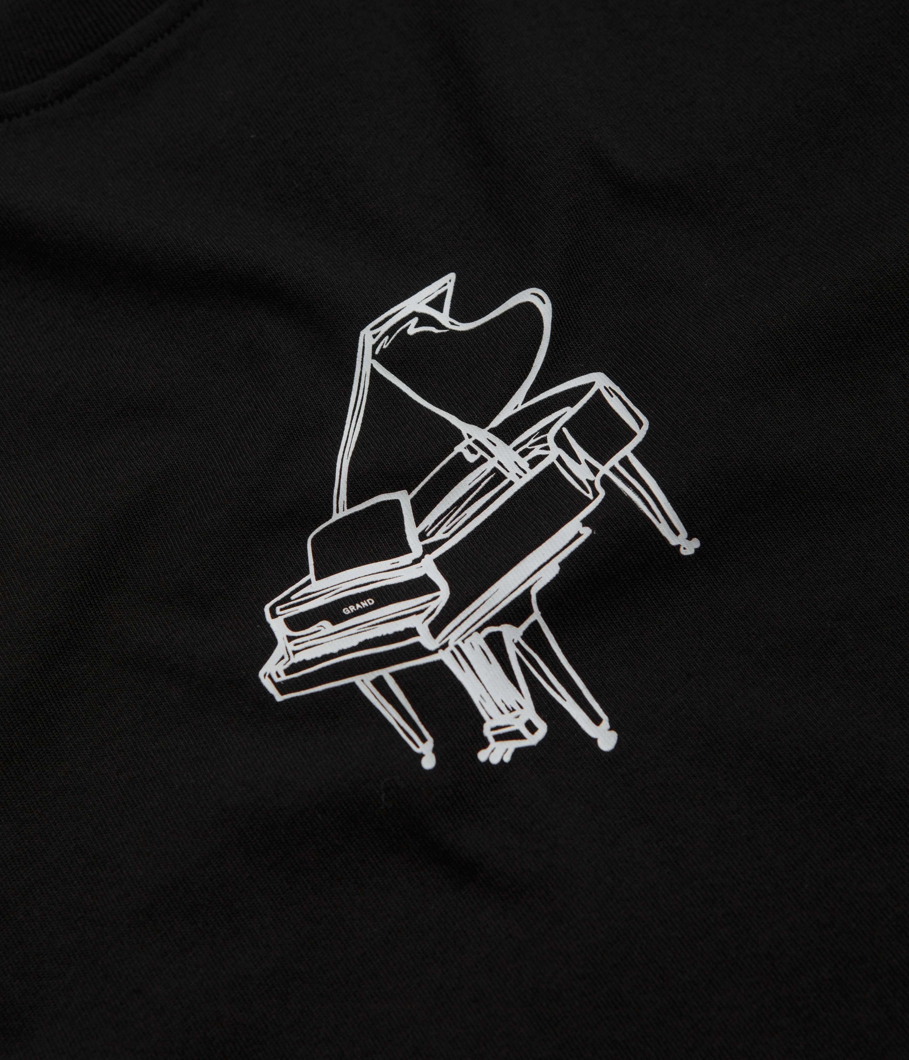 Grand Collection Grand Piano T-Shirt - Black adults' Durable Style