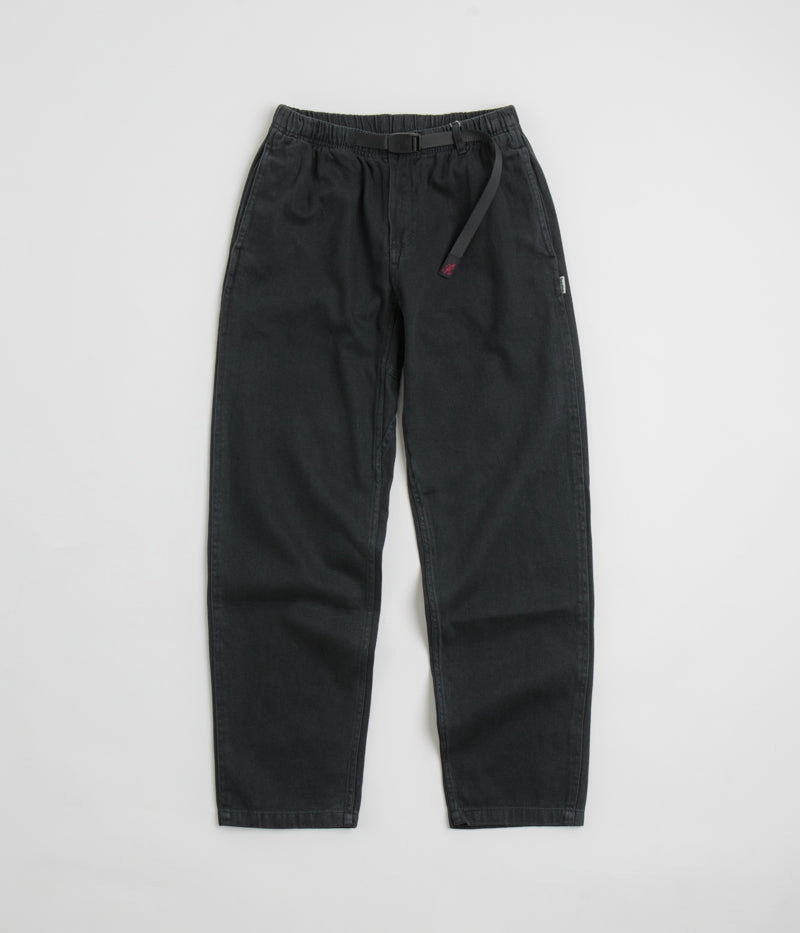 Flat Lock Seams Gramicci Hemp G Pants - Black