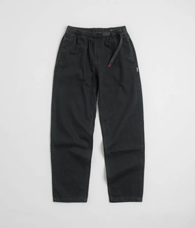 Flat Lock Seams Gramicci Hemp G Pants - Black