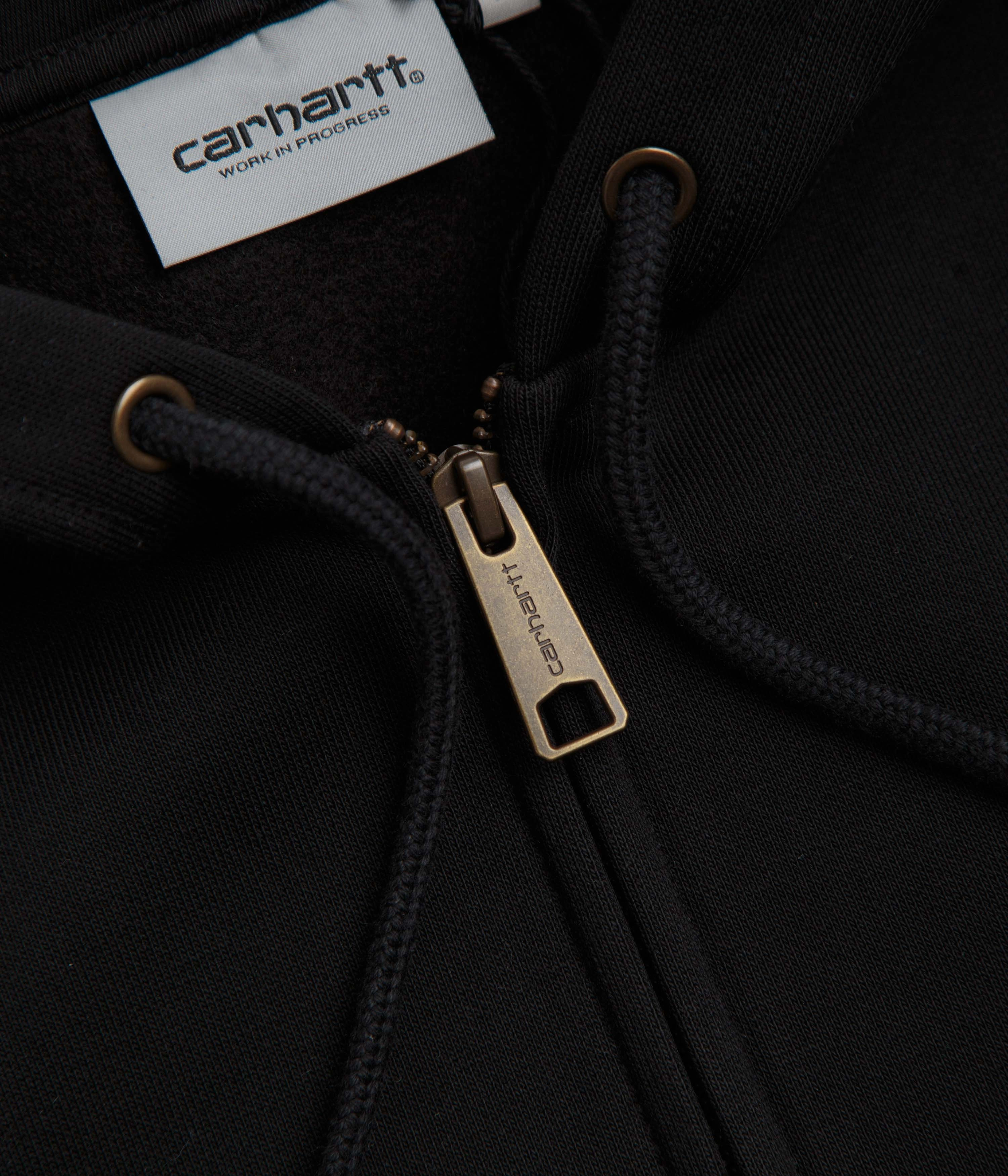 Carhartt Hooded Chase Jacket - Black / Gold Limited Edition