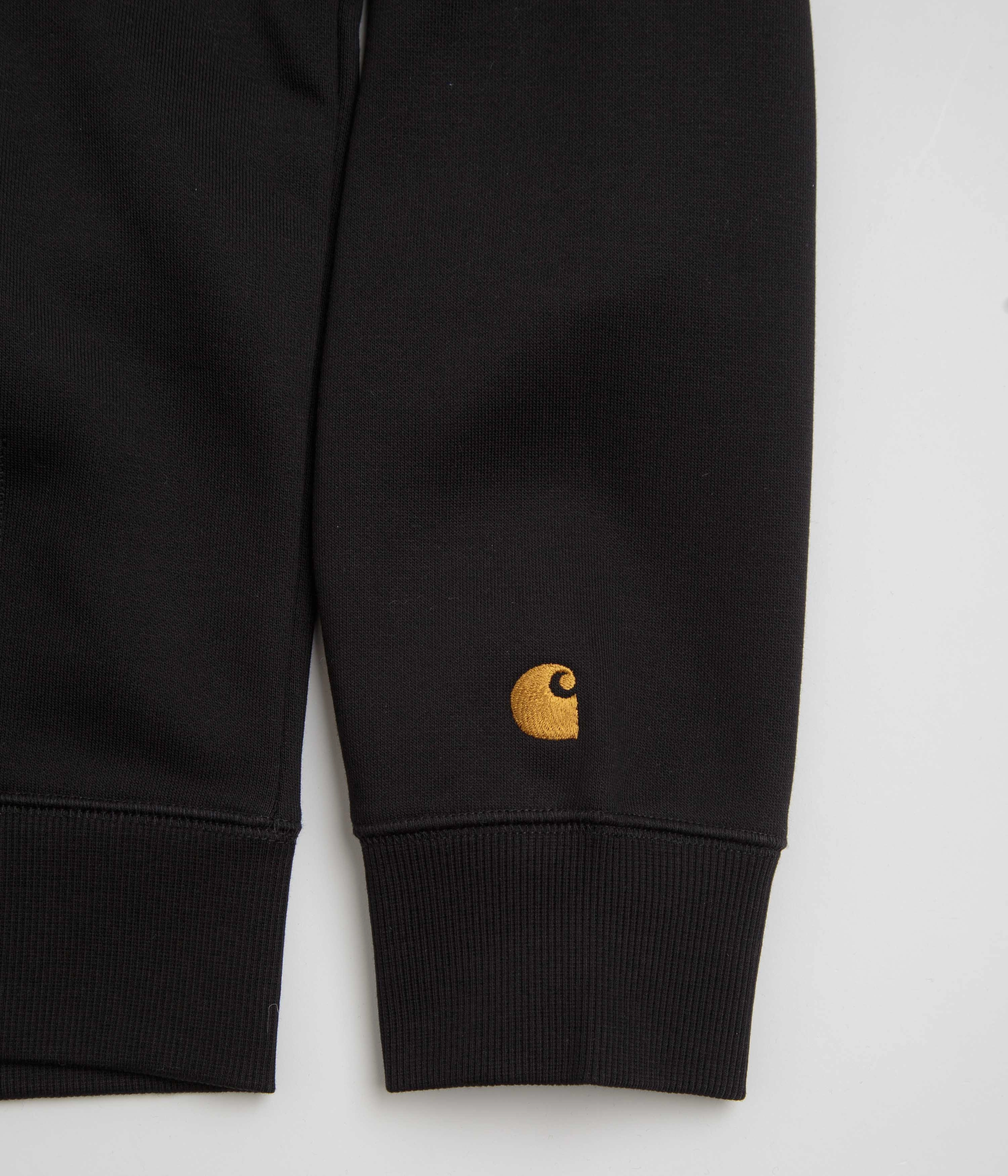 Carhartt Hooded Chase Jacket - Black / Gold firefighters