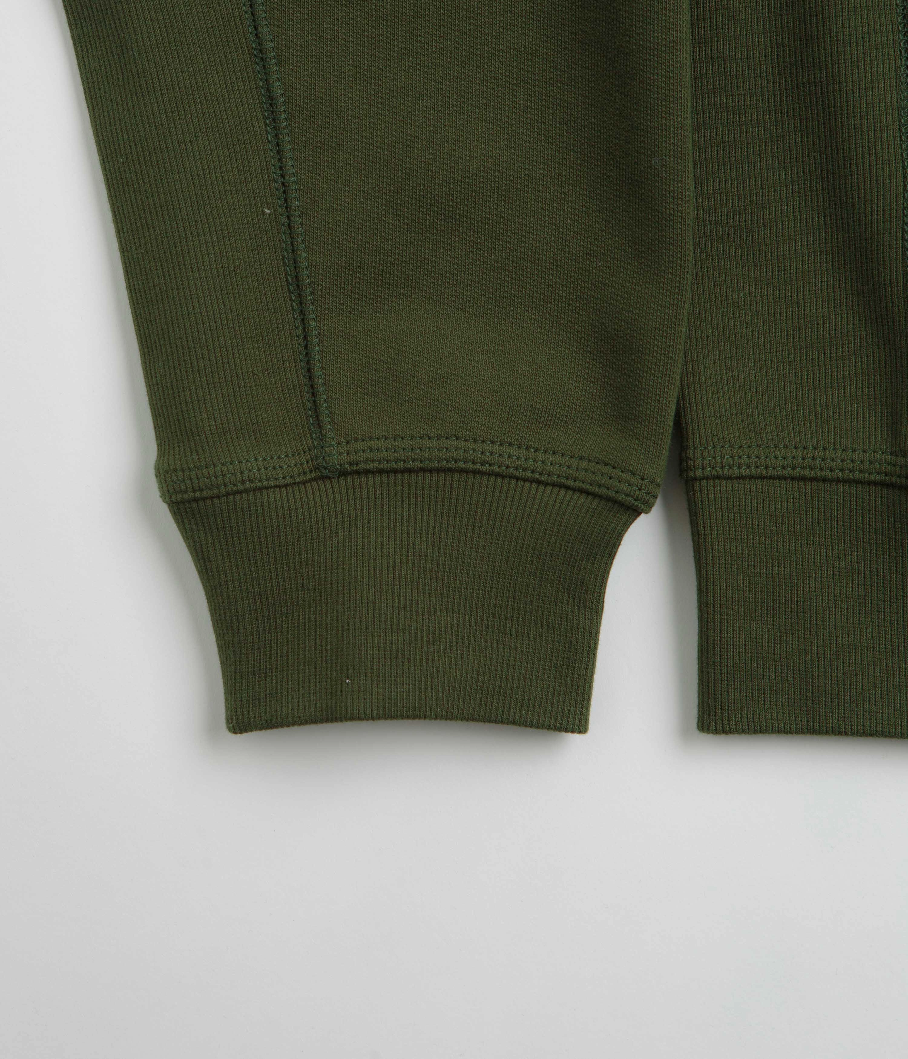 Carhartt American Script Hooded Jacket - Tarragon Outdoor Scene