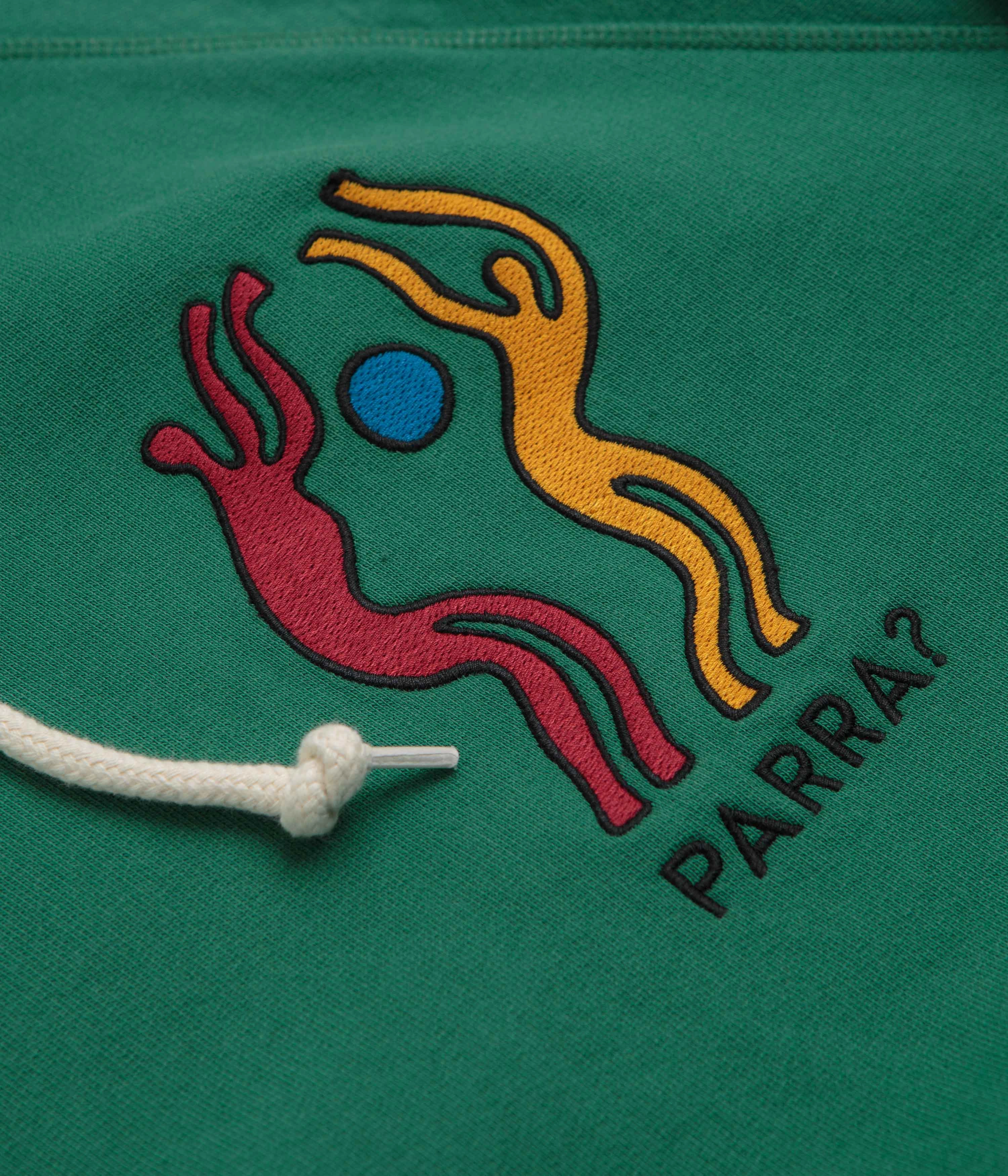 Street Sense School Days by Parra La Chambre Nuit Hoodie - Washed Green