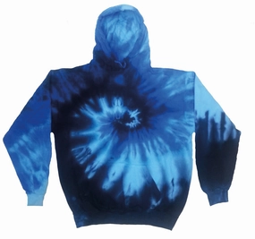 Rainbow Tie Dye Hoodie | BLUE OCEAN Statement Sleeves Machine washable