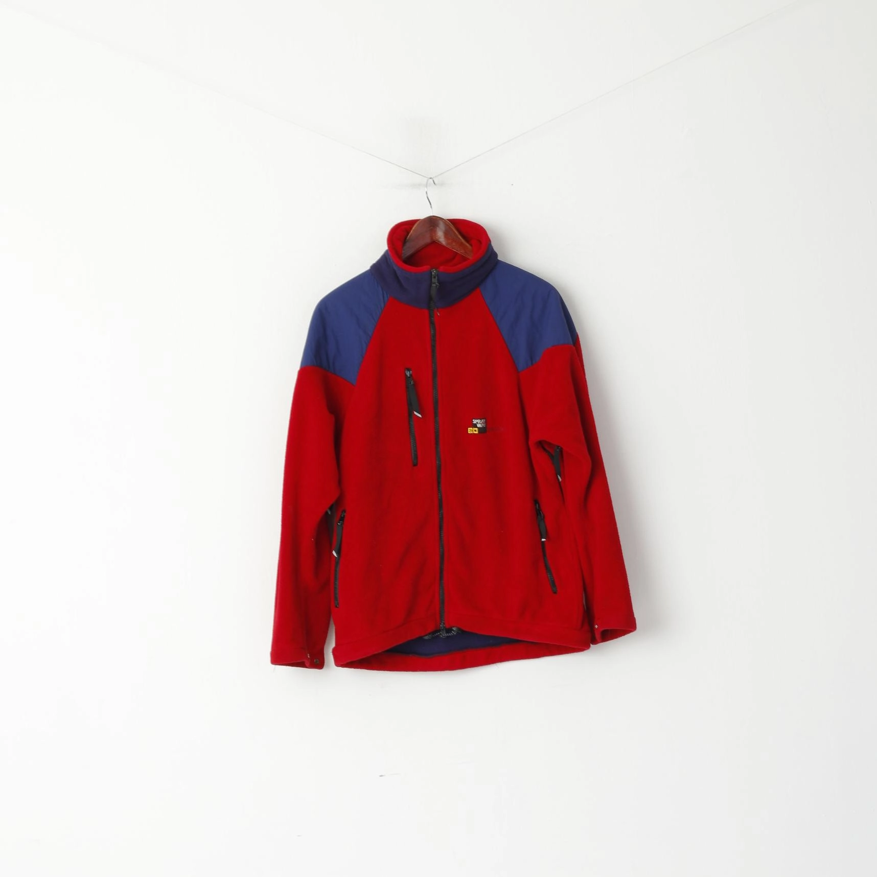 Cold Weather Chic Hoodie Sprayway Men S Fleece Top Red Vintage Windbloc Breathable Full Zipper Outdoor Top