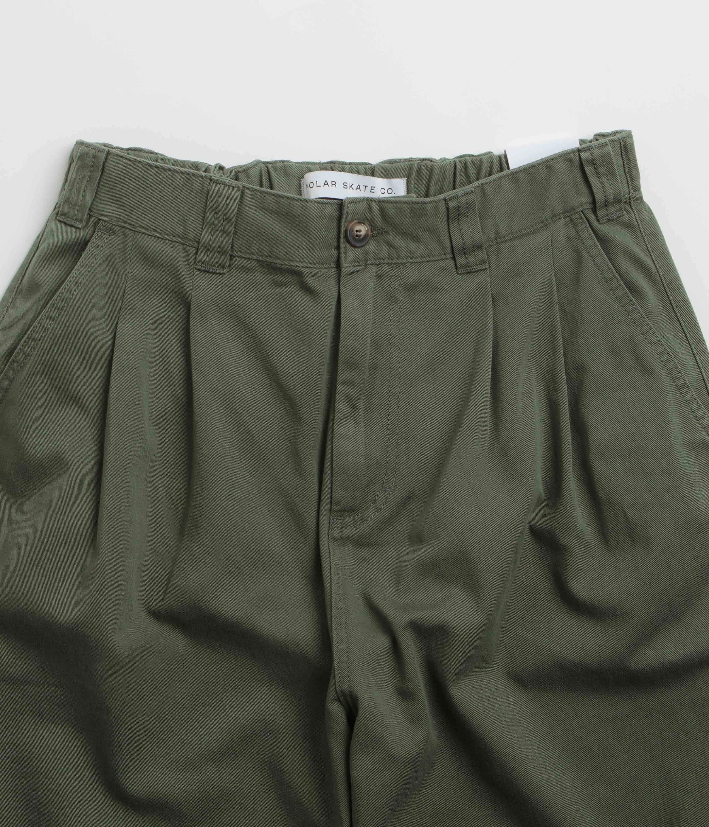 Sweat Wicking Liner Polar Railway Chinos - Grey Green