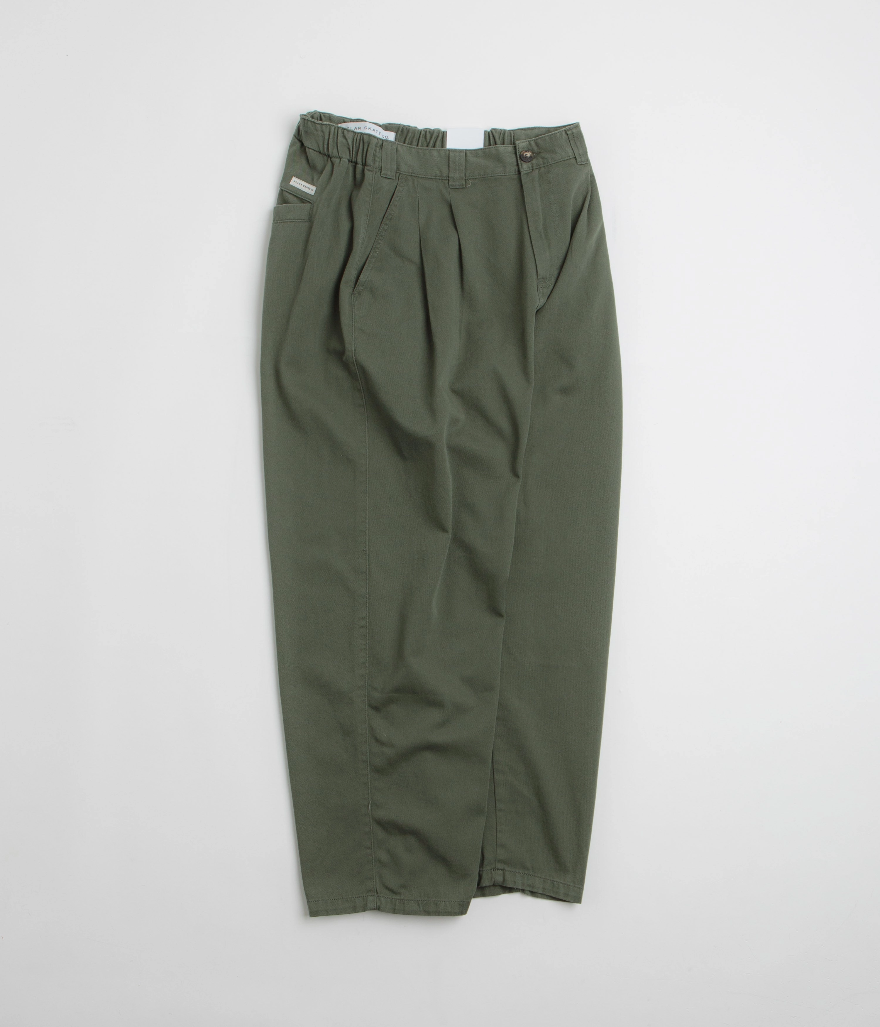 Relaxed Comfort Side zipper Polar Railway Chinos - Grey Green
