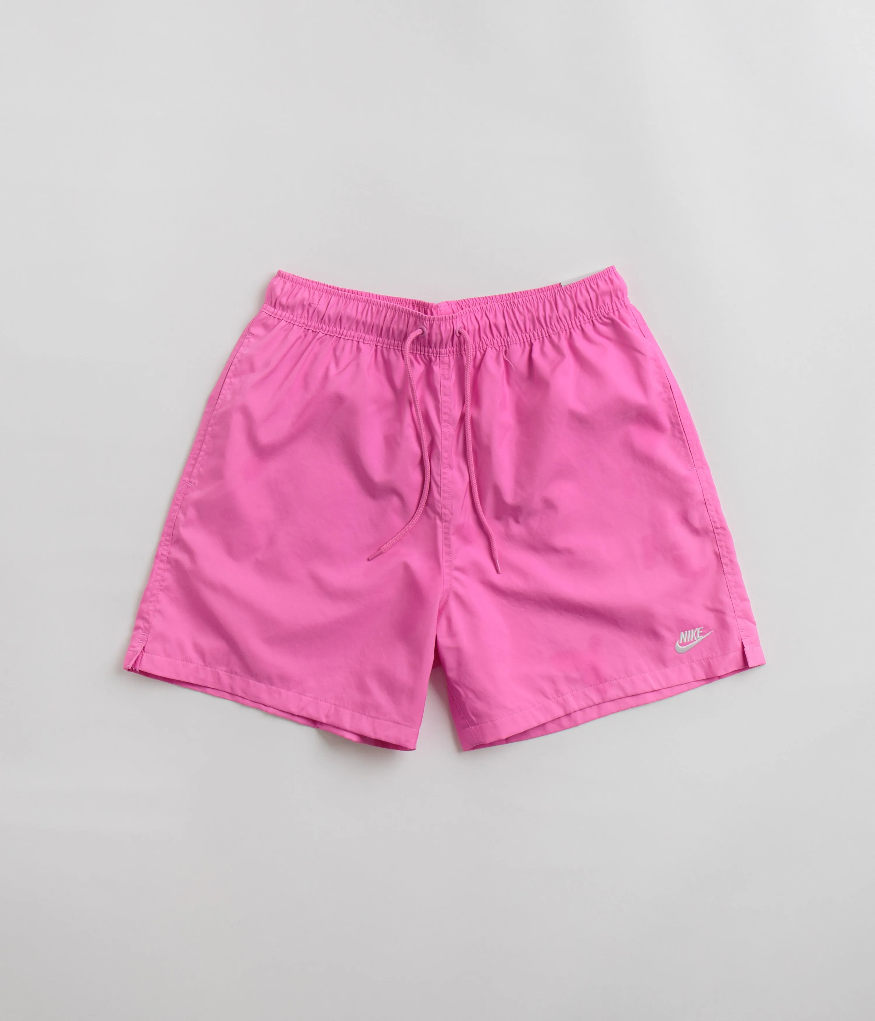 UV Protective Coating Nike Club Woven Flow Shorts - Playful Pink / White