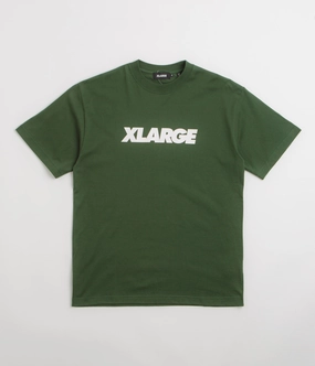 XLarge Standard Logo T-Shirt - Green Reinforced Shoulders
