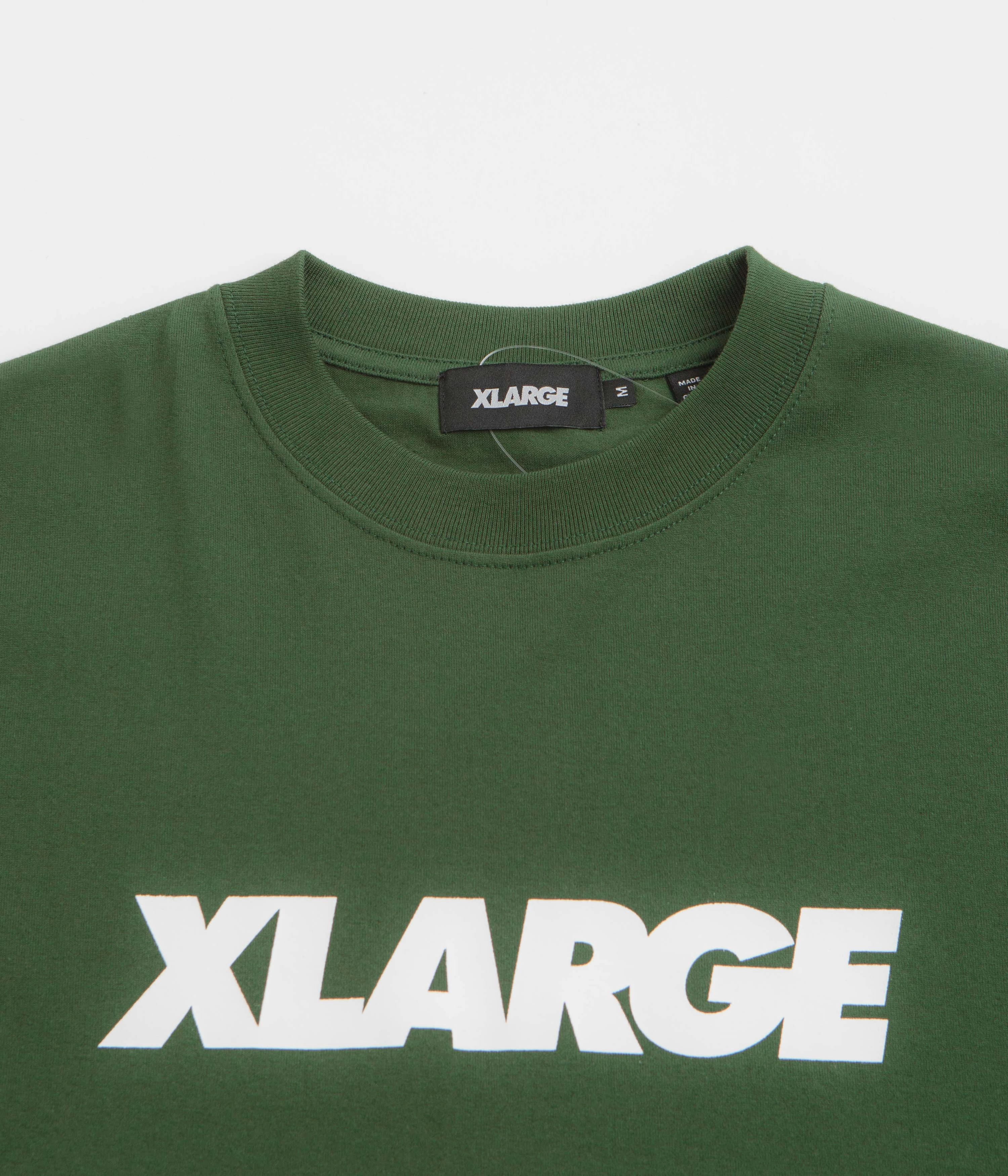 Anti Shrinkage Treatment XLarge Standard Logo T-Shirt - Green