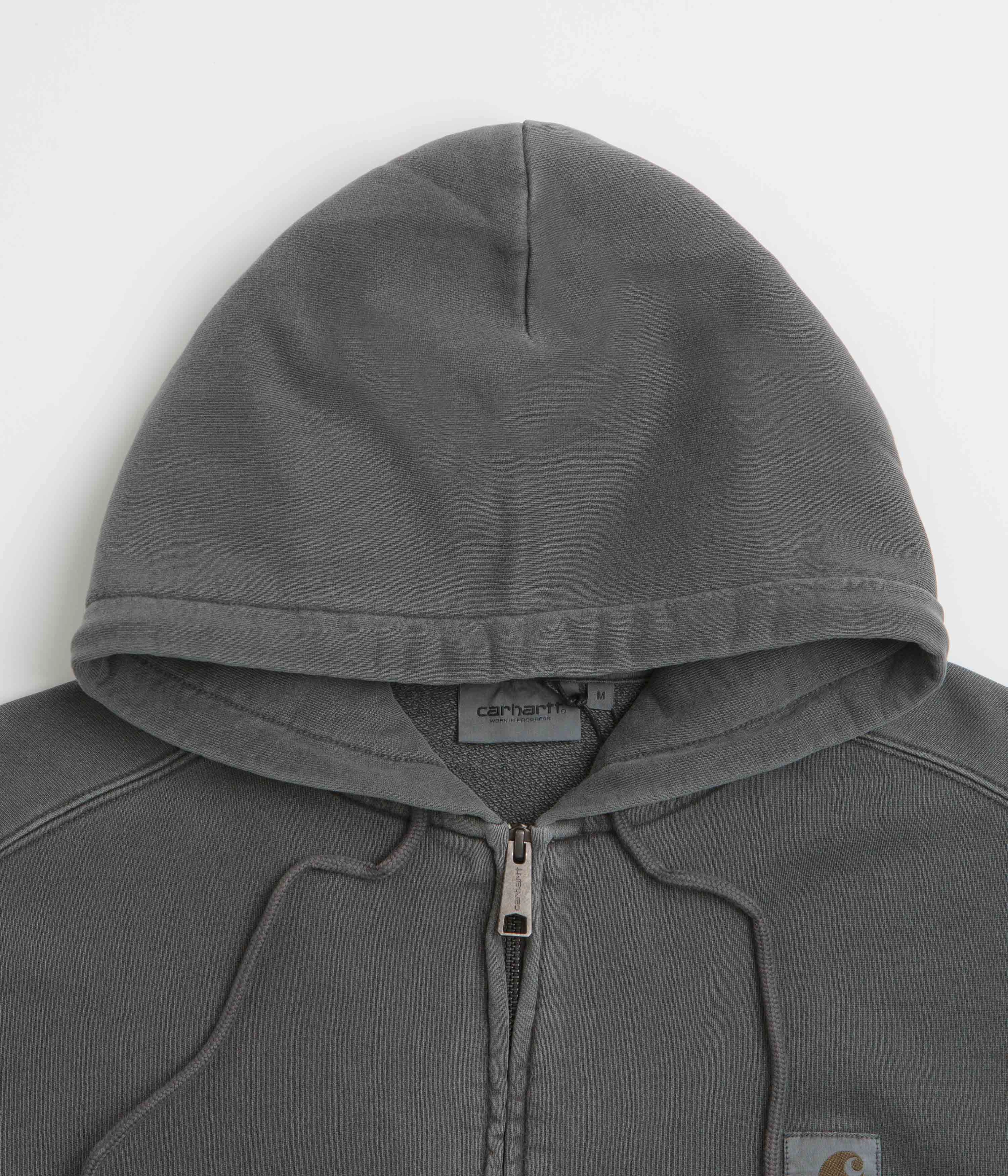 Carhartt Hooded Nelson Jacket - Graphite Cool Day Surprise
