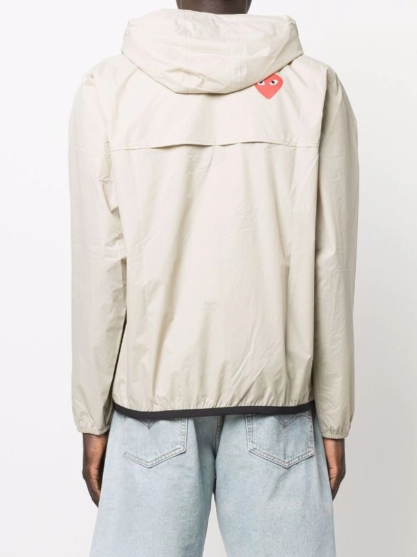 Unisex K-Way Anorak - Beige Winter Weather Protection Luxury