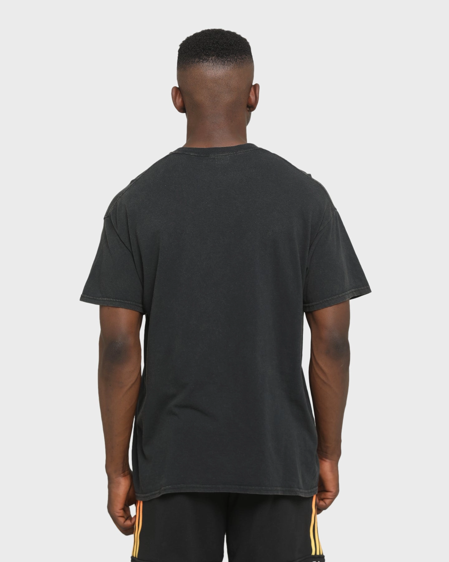 Mitchell & Ness Chicago Bulls Vintage Lightning Short Sleeve T-Shirt Black Wash Travel Outfit Flexible Weave