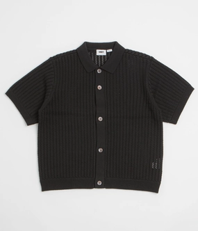 Sustainable Dye Process Dressy look Obey Dez Sweater Short Sleeve Shirt - Digital Back