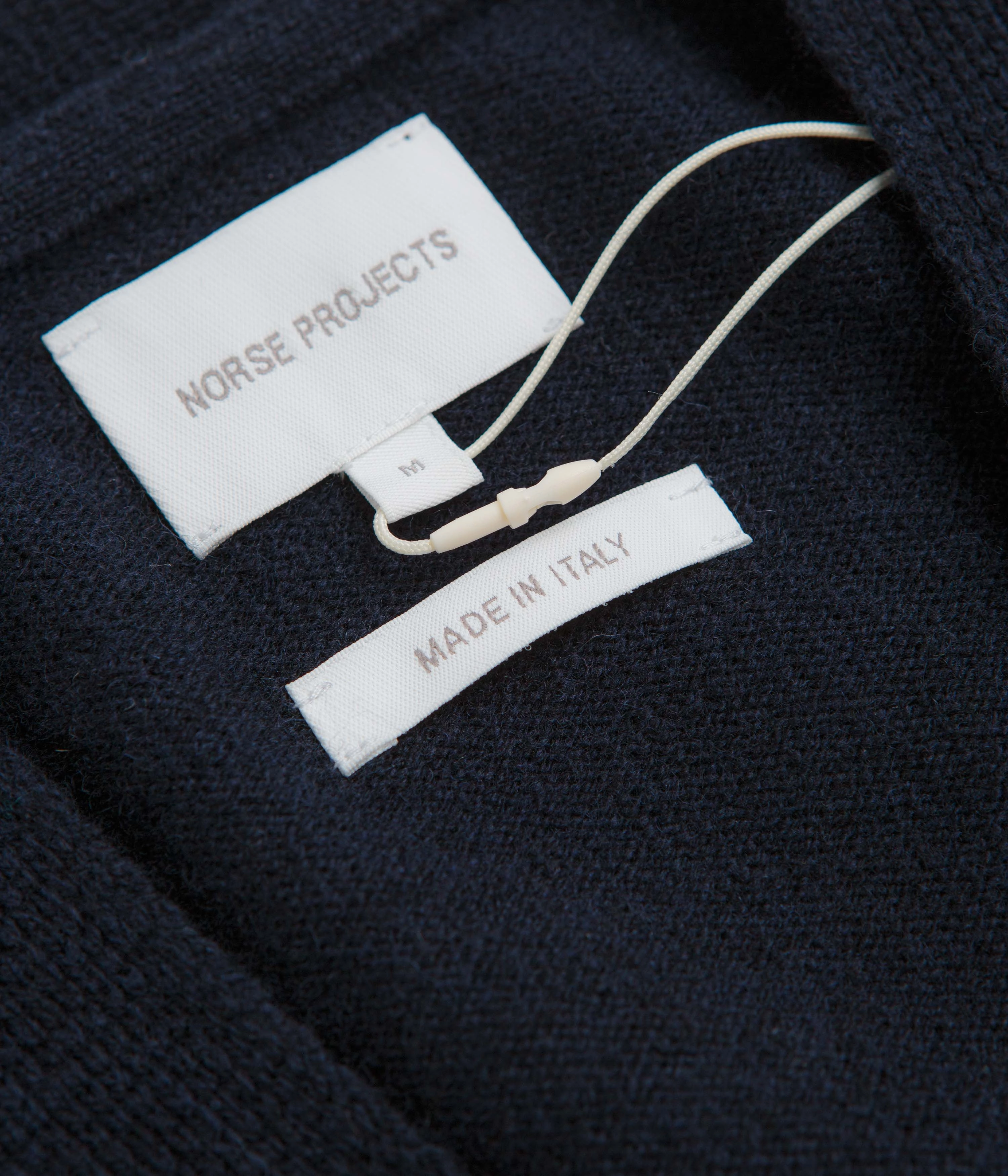 Streetwear Fashion product bag functionality Norse Projects Standard Merino Cardigan - Dark Navy