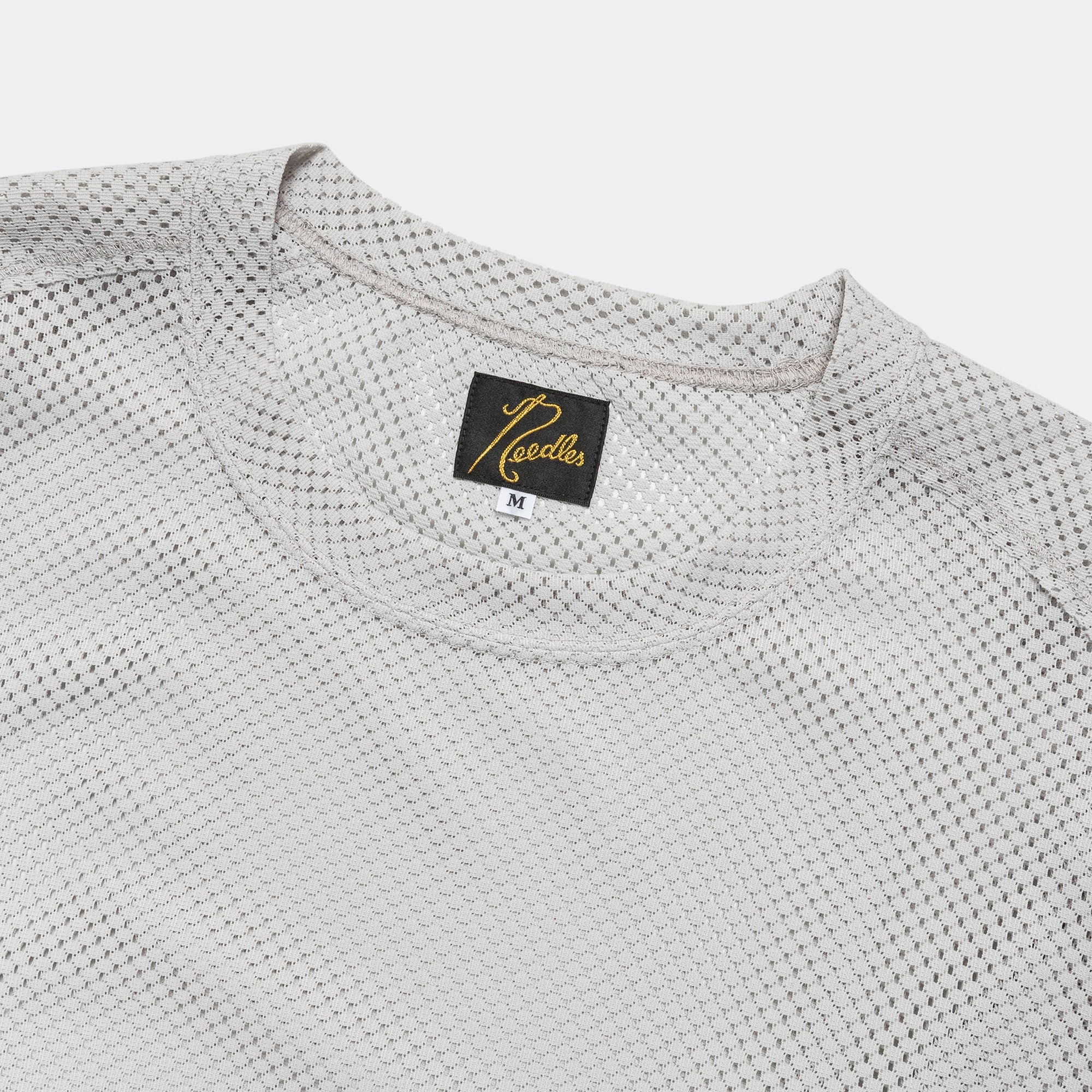 U-Neck LS Tee - Light Grey Raschel Lace Casual and cool