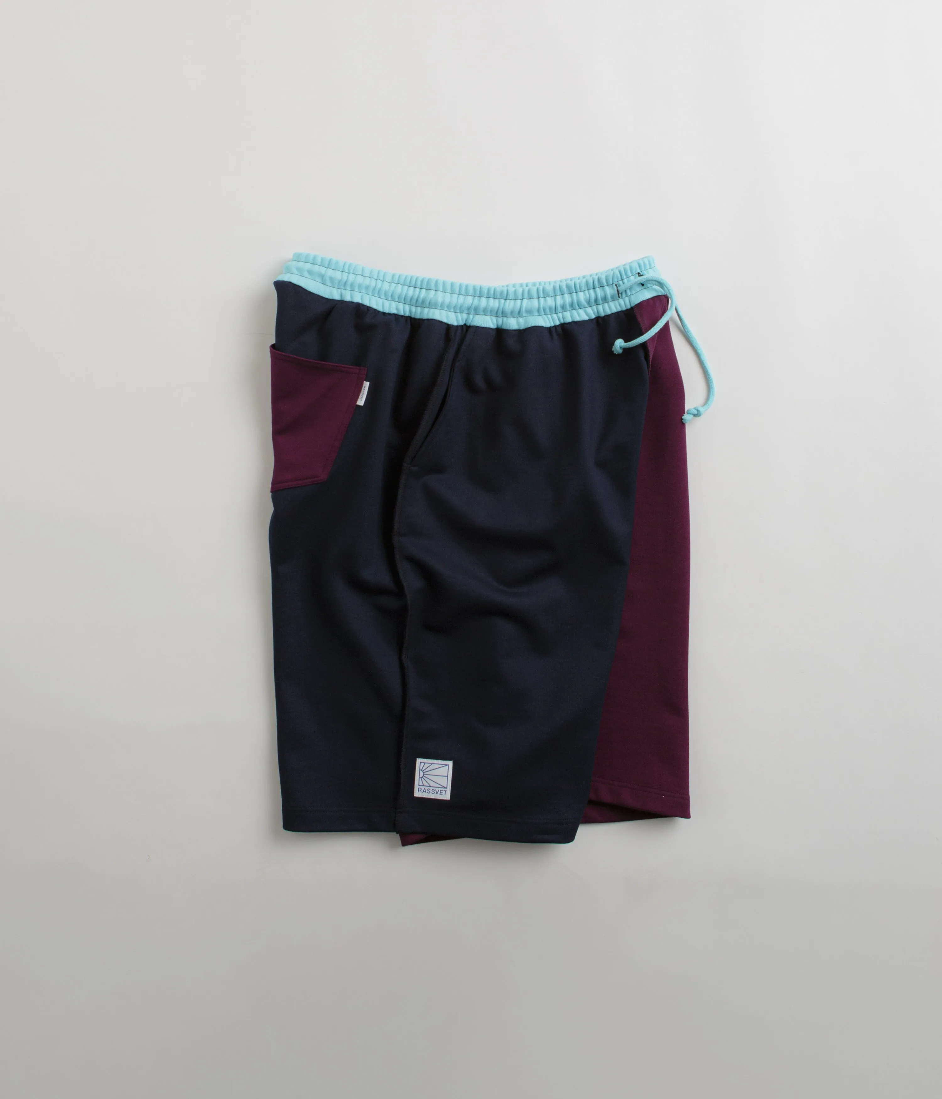 Rassvet Mix Sweat Shorts - Navy Reflective Safety Detailing