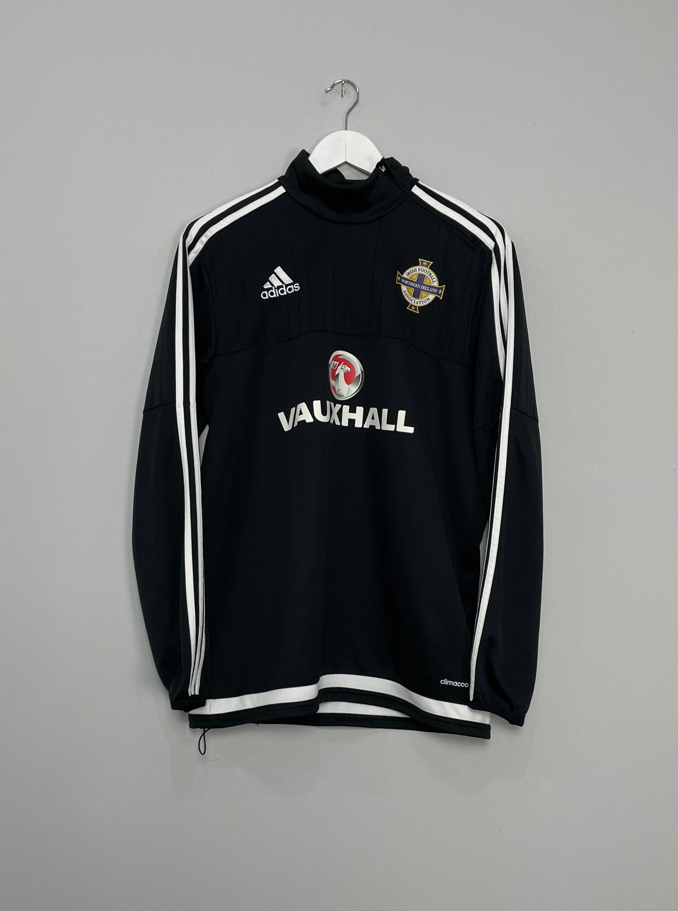 2015/16 NORTHERN IRELAND 1/2 ZIP TRAINING TOP (M) ADIDAS Practical Wear season venue