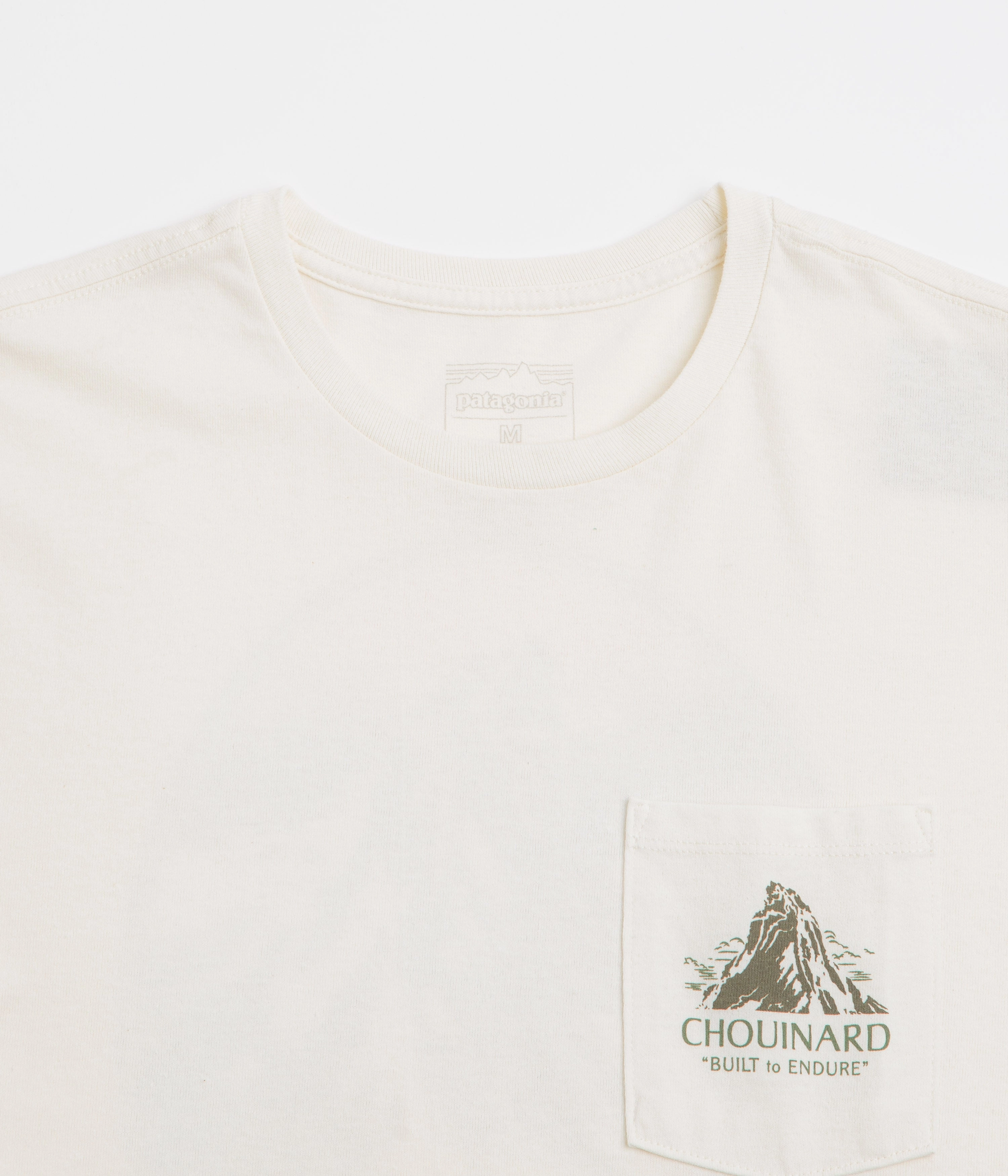 Patagonia Chouinard Crest Pocket Responsibili-Tee T-Shirt - Birch White Everyday Look Wear
