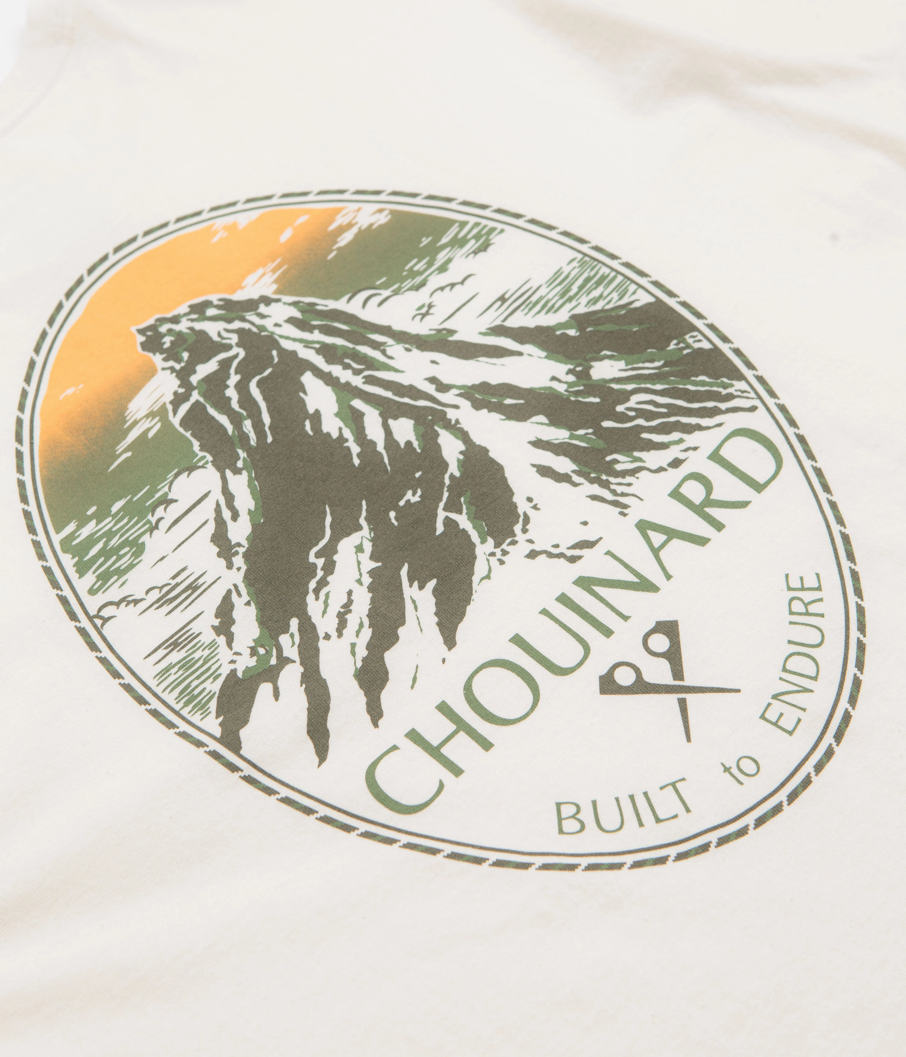 Patagonia Chouinard Crest Pocket Responsibili-Tee T-Shirt - Birch White Stone Wash Process Sporty Style