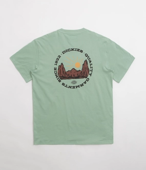 BreathableMaterial Durable Collar Construction Dickies Dickies Outdoor T-Shirt - Iceberg Green