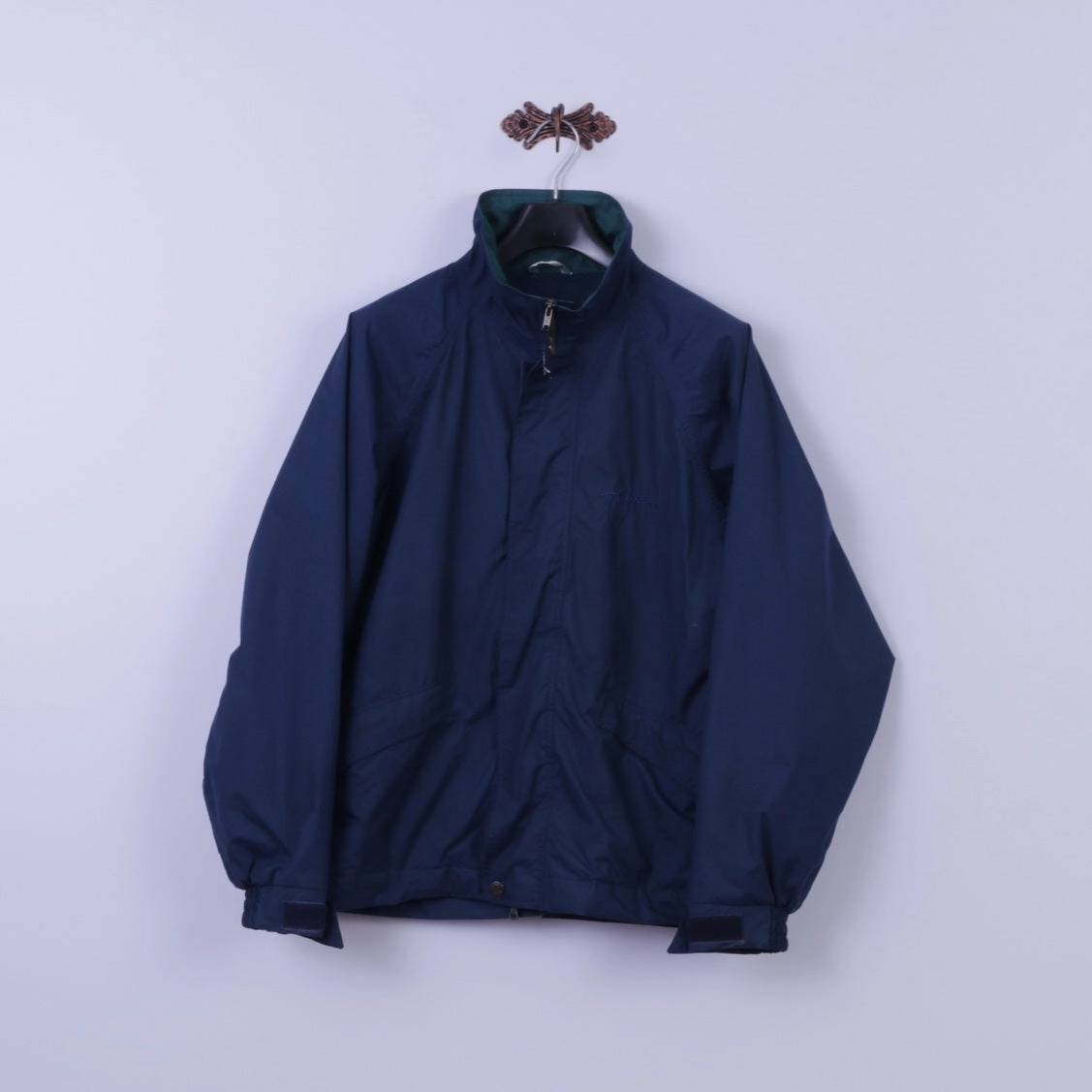 Morning Layer Action By Finlayson Men M Jacket Golf Navy Scotchgar Protector Windproof Top