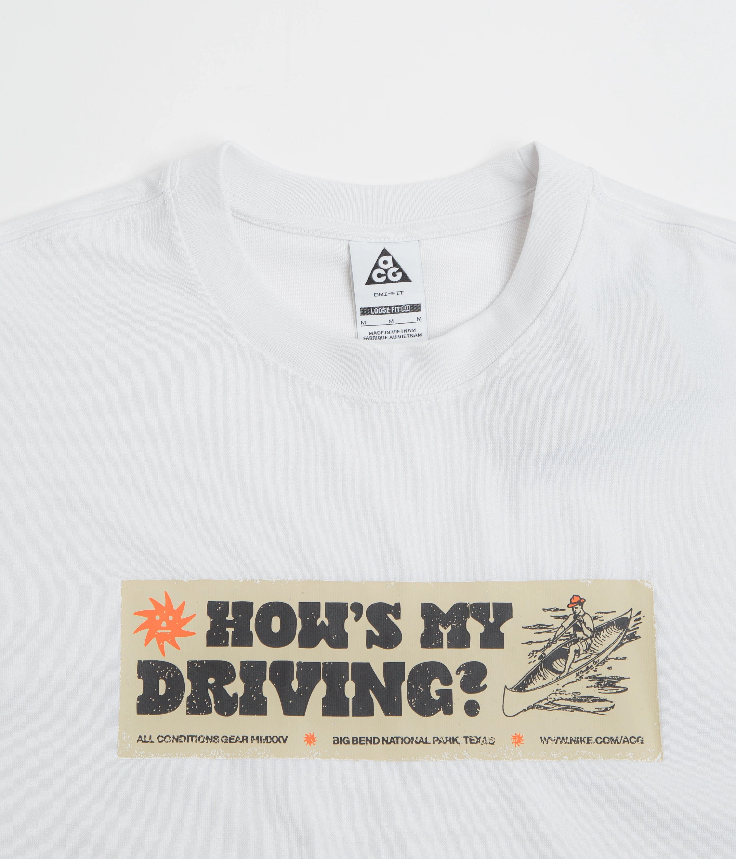Nike ACG Canoe Sticker T-Shirt - Summit White School spirit