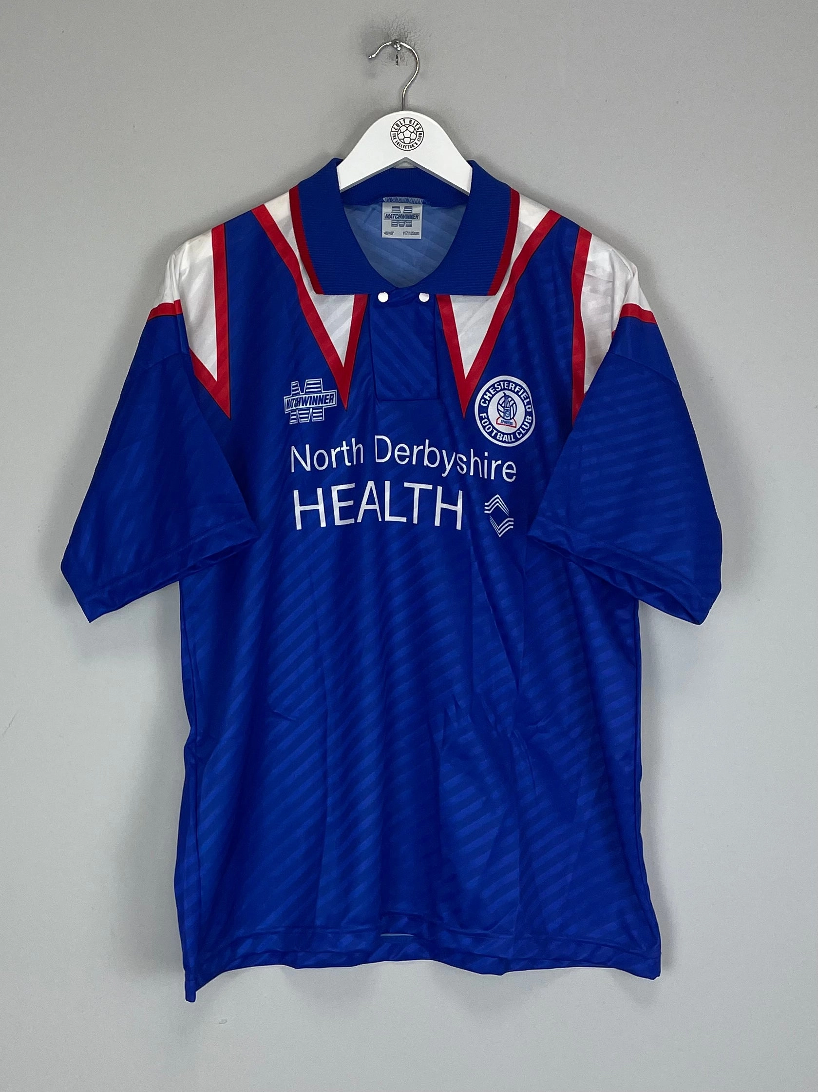 Rapid Fit Performance Fit 1994/96 CHESTERFIELD *MINT* HOME SHIRT (XL) MATCHWINNER
