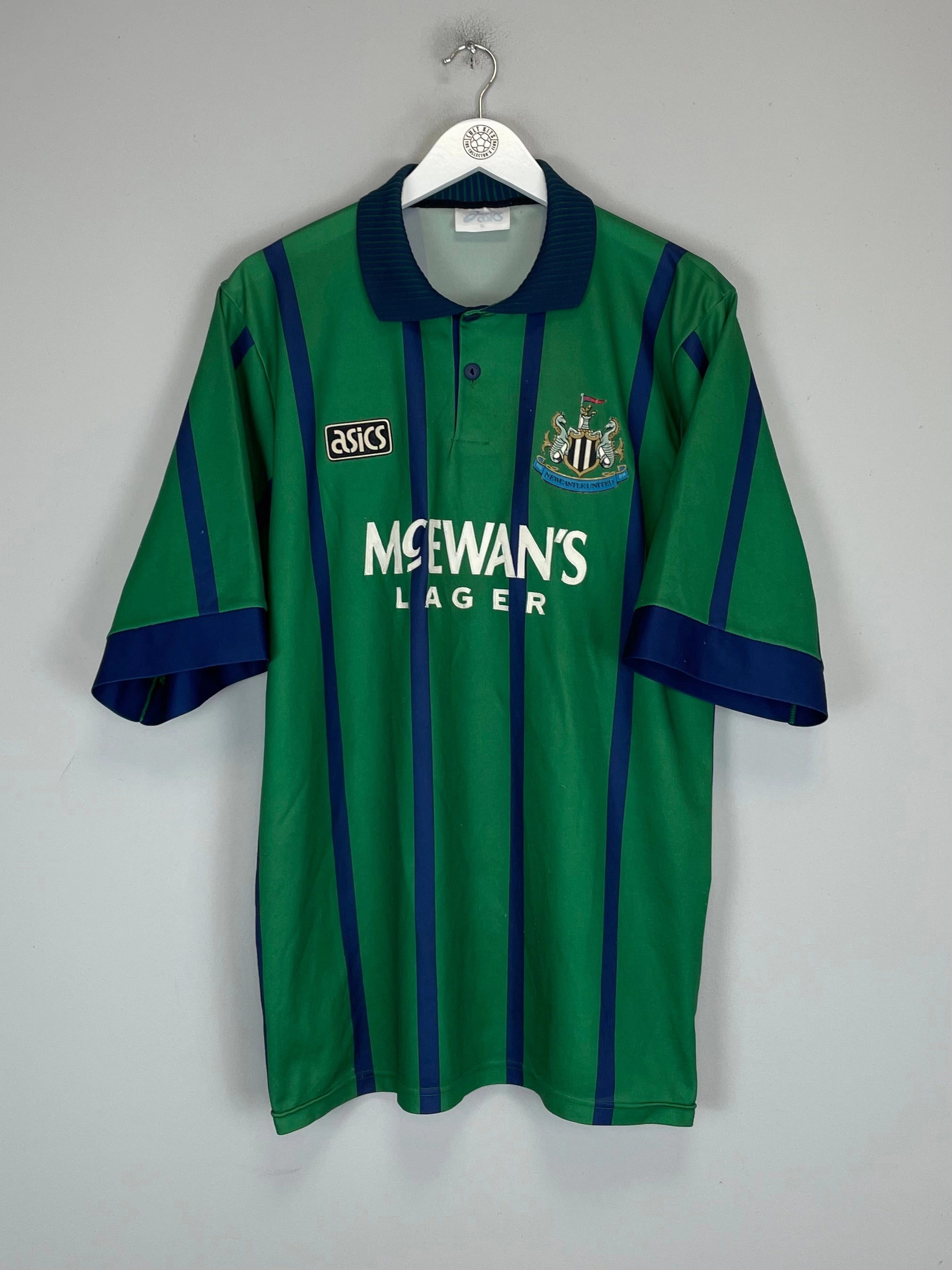 Lean Motion 1994/95 NEWCASTLE UNITED AWAY SHIRT (XL) ASICS