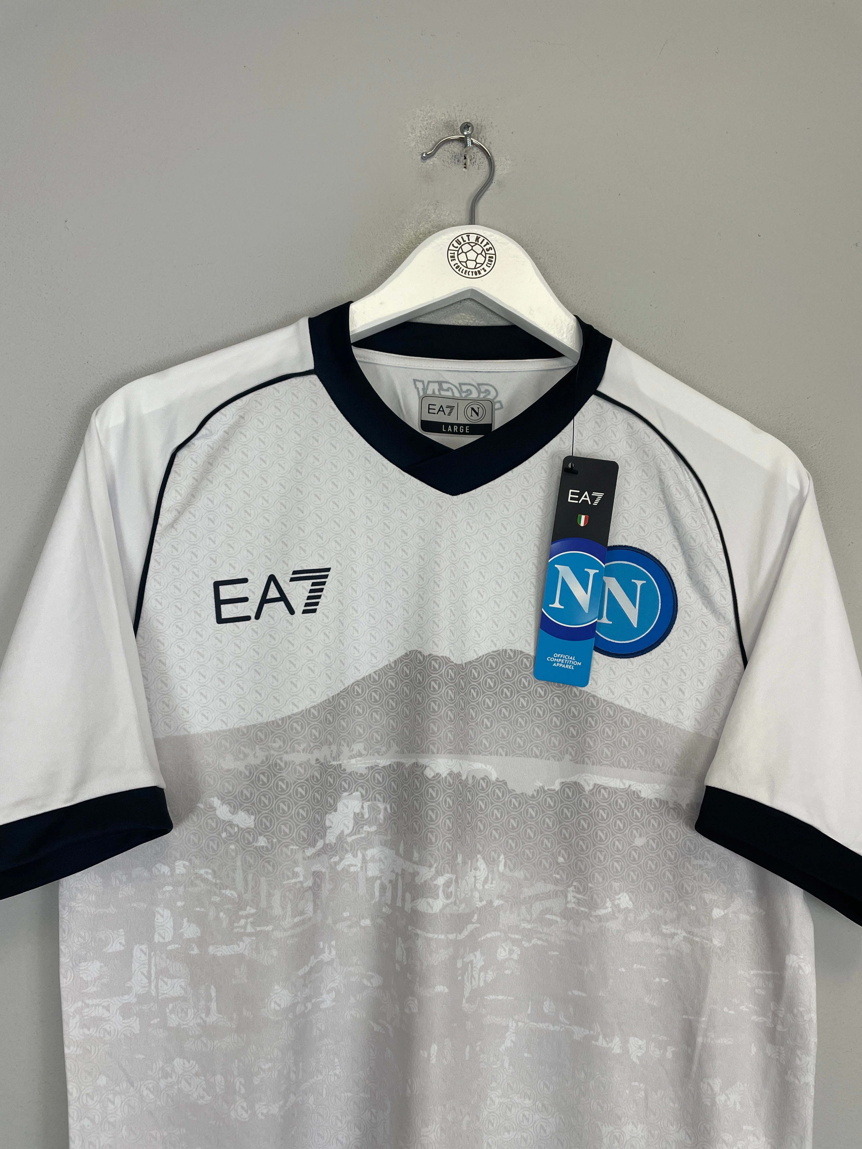2023/24 Napoli *BNWT* Sponsorless Away Shirt (Multiple Sizes) EA7 Quick Evaporate Technology Fast Wear