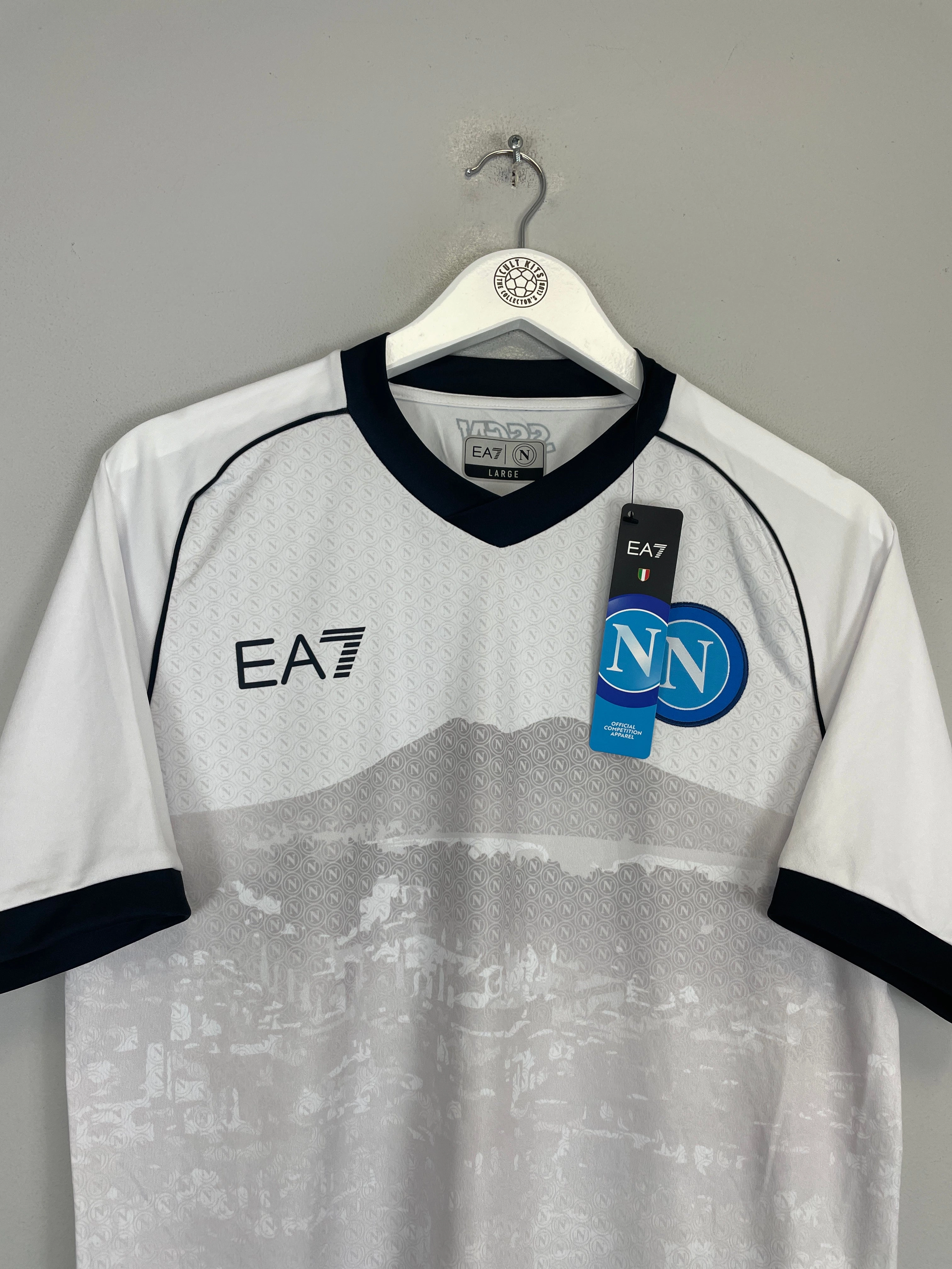 Weekend Style 2023/24 Napoli *BNWT* Sponsorless Away Shirt (Multiple Sizes) EA7