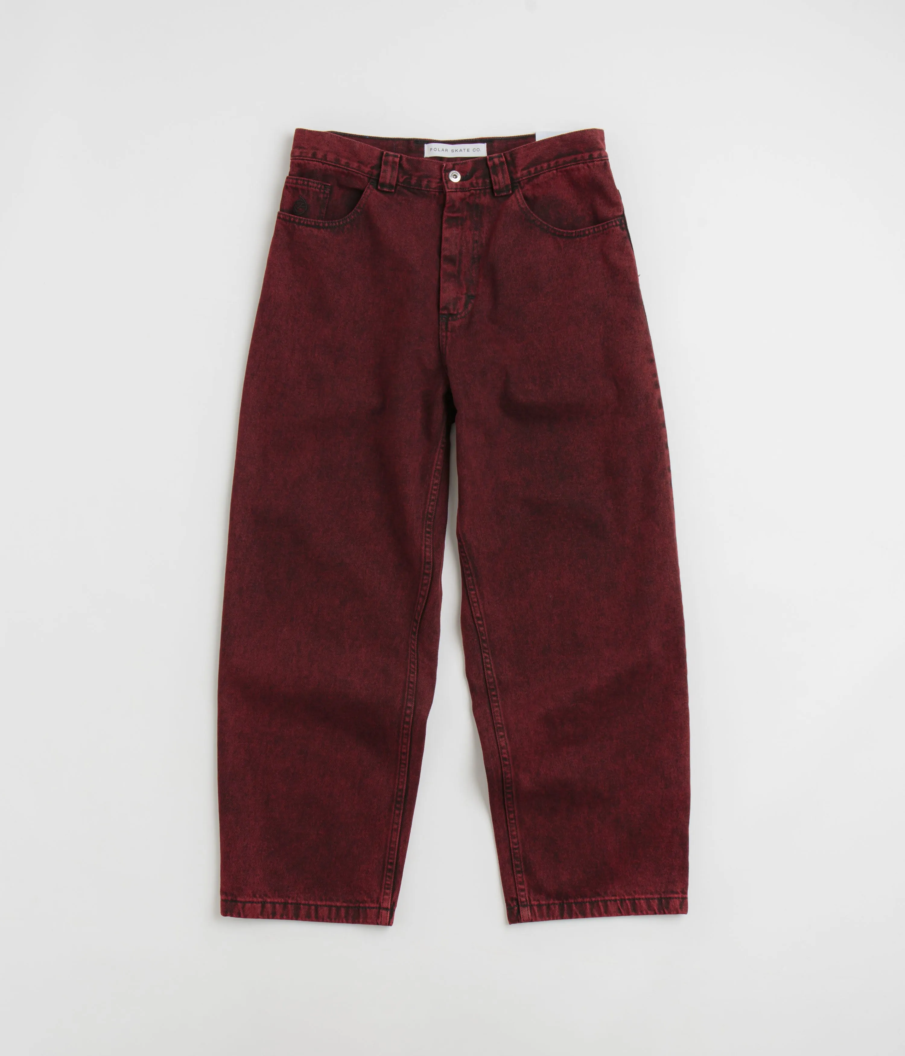 Polar Big Boy Jeans - Red Black Morning Stroll Sustainable Classic