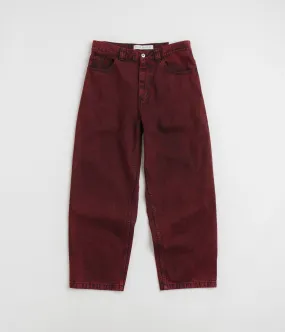 Polar Big Boy Jeans - Red Black Morning Stroll Sustainable Classic