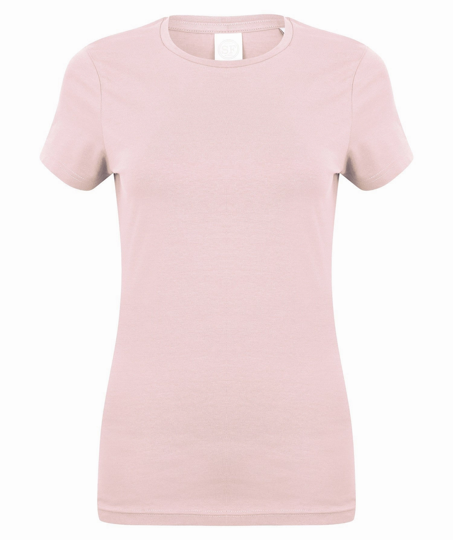 Feel Good Womens Stretch T | BABY PINK quick dry Solid Color