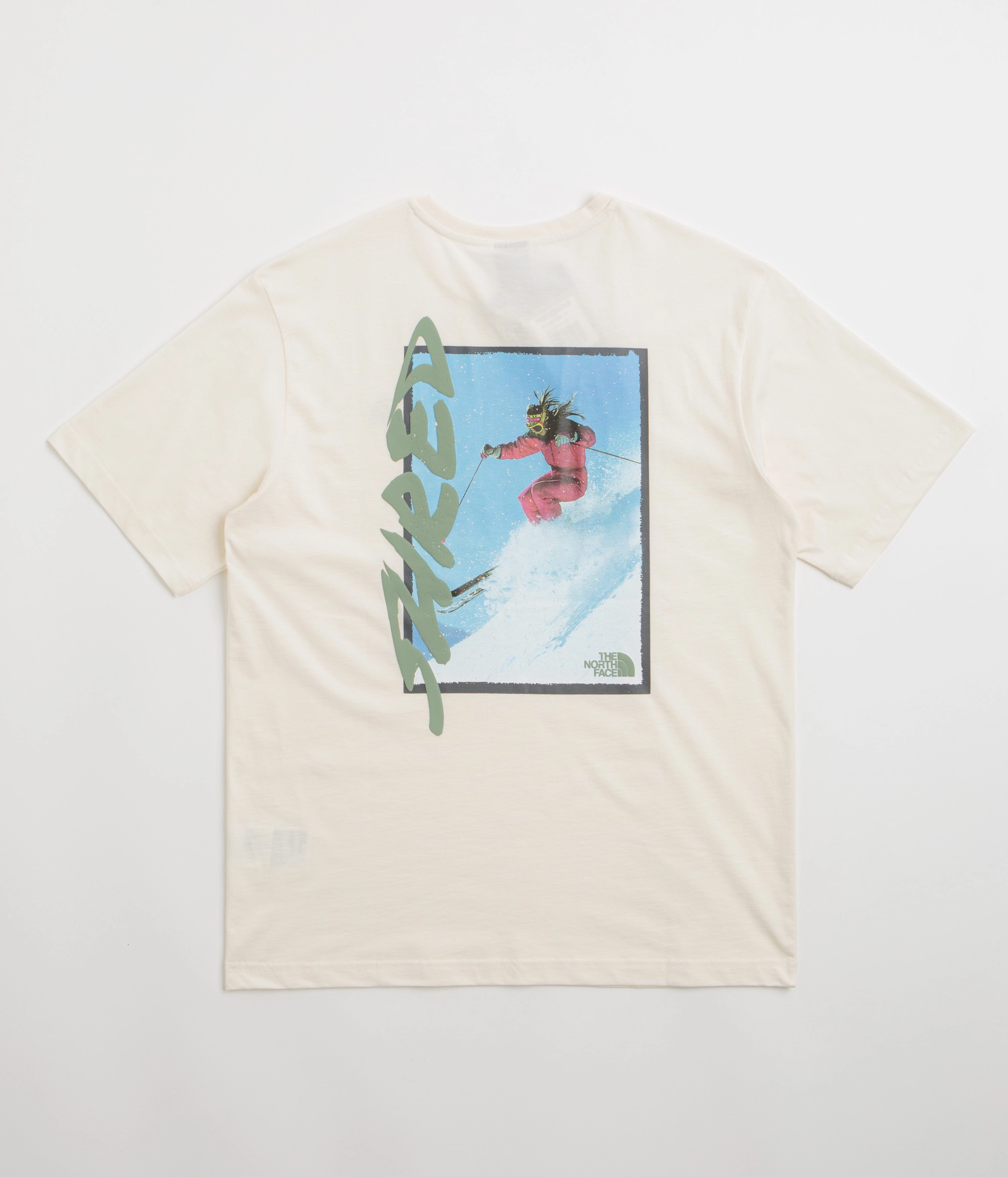 AllWeatherComfort Modern Style The North Face NSE Slopes Relaxed Graphic T-Shirt - White Dune