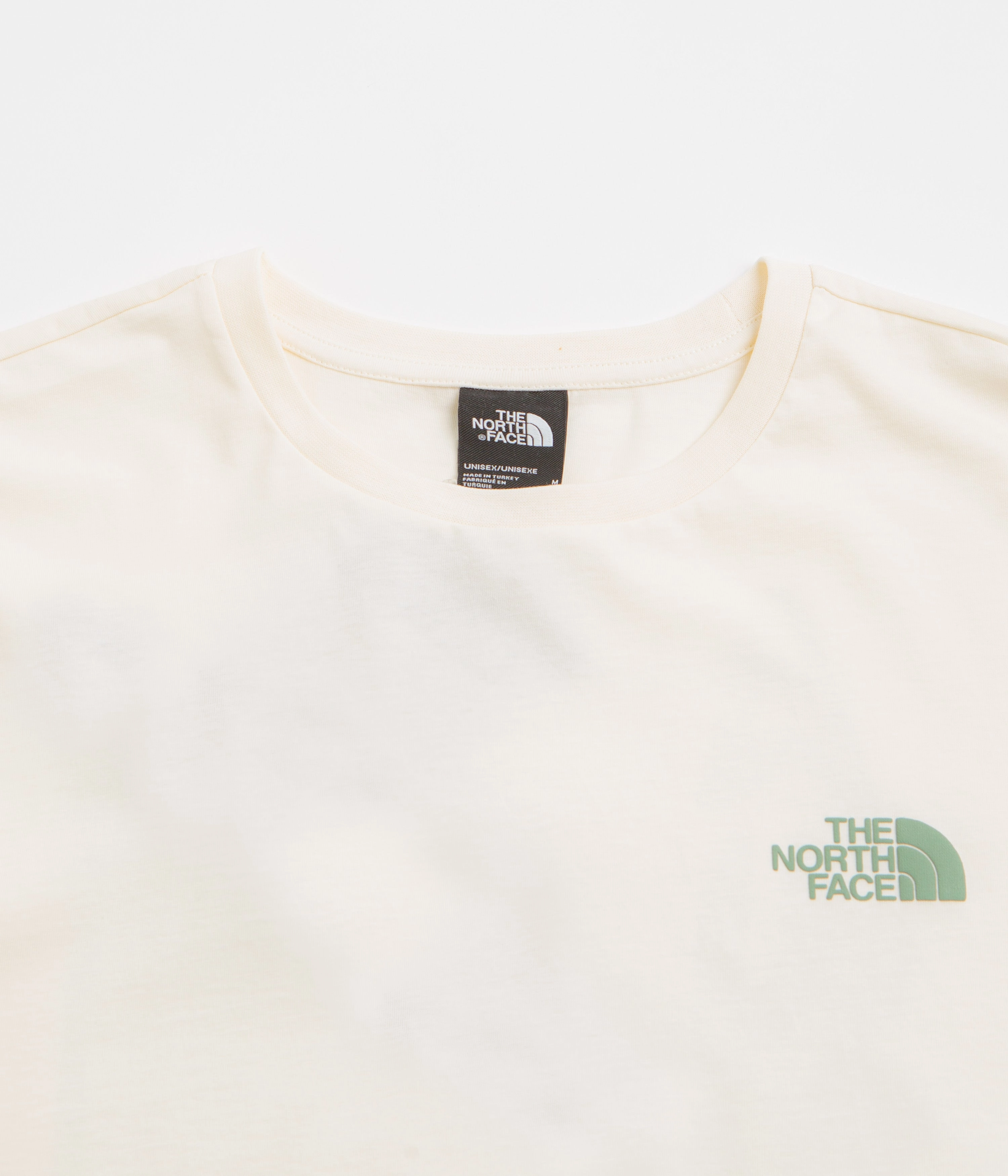 Pilling Resistant Finish Casual Look Wear The North Face NSE Slopes Relaxed Graphic T-Shirt - White Dune