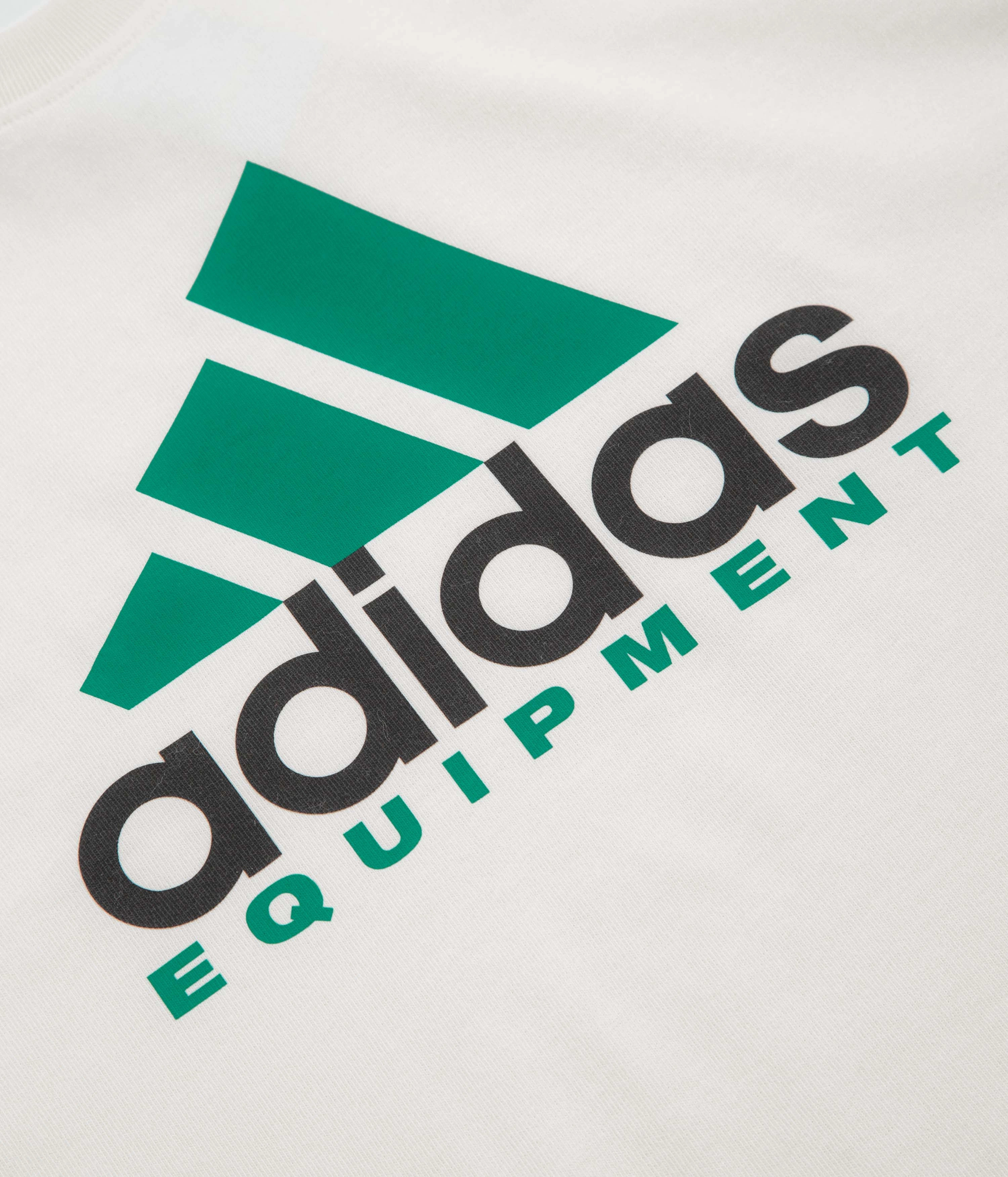 Easygoing Wear Simple and Cozy Adidas EQT T-Shirt - Cloud White