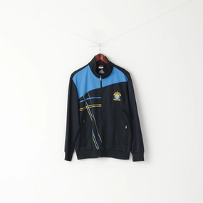 Trendy Outfit Fiba Peak Basketball Men 3XL (XL) Sweatshirt Black Shiny Full Zipper Sportswear Top