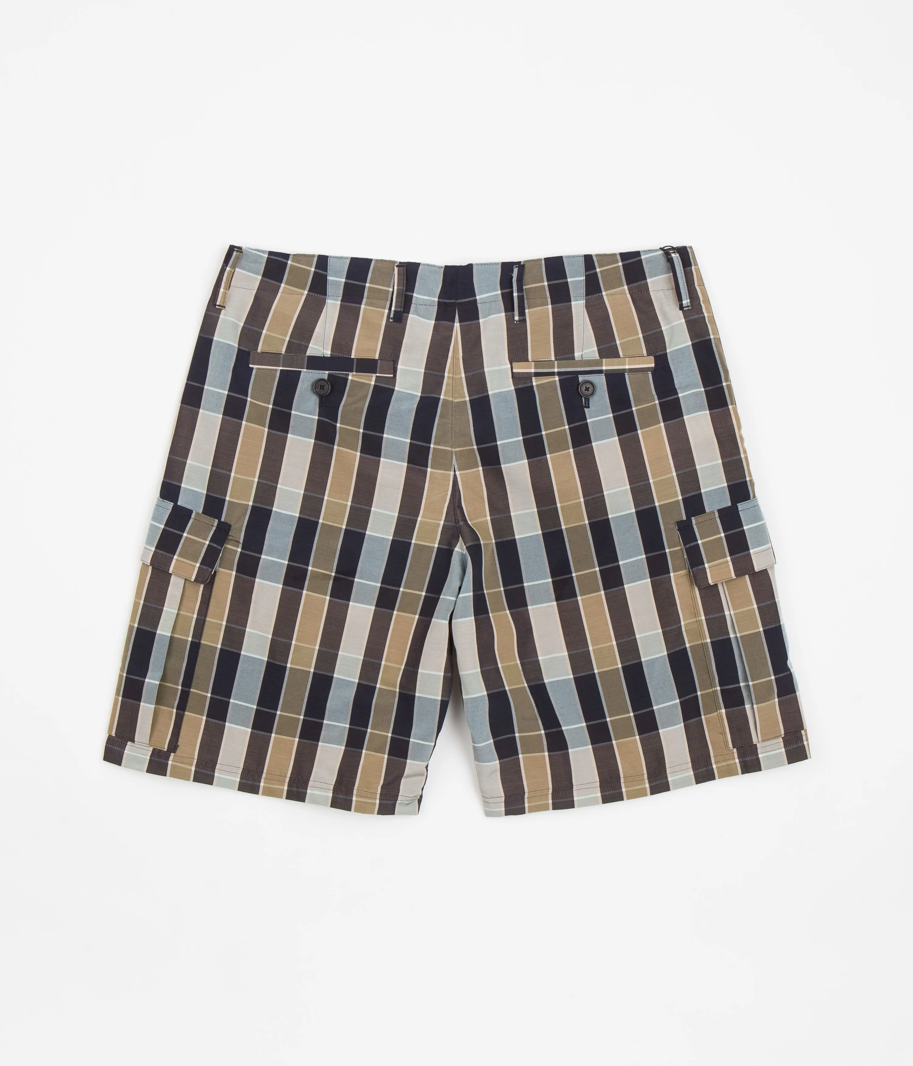 Pop Trading Company x Paul Smith Cargo Shorts - Blue Stretch Fit