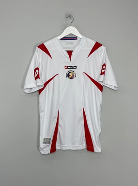 2007 COSTA RICA AWAY SHIRT (M) LOTTO Clean Structure High Density Knit Fabric