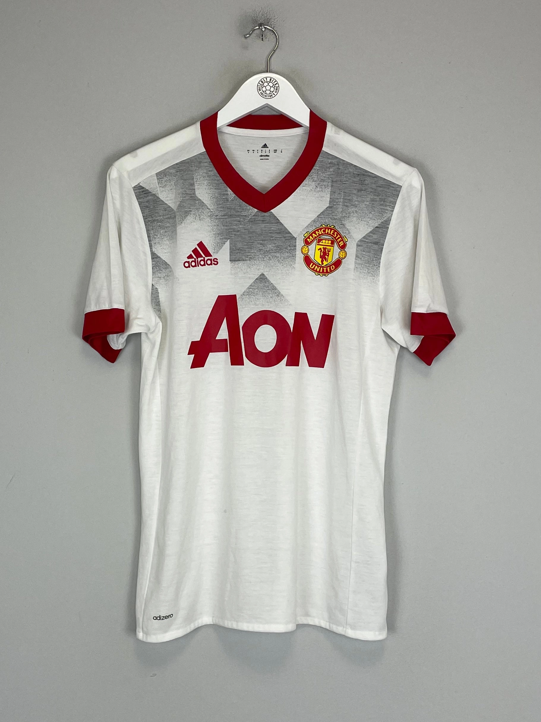 2015/16 MANCHESTER UNITED T-SHIRT (S) ADIDAS Focused Cut