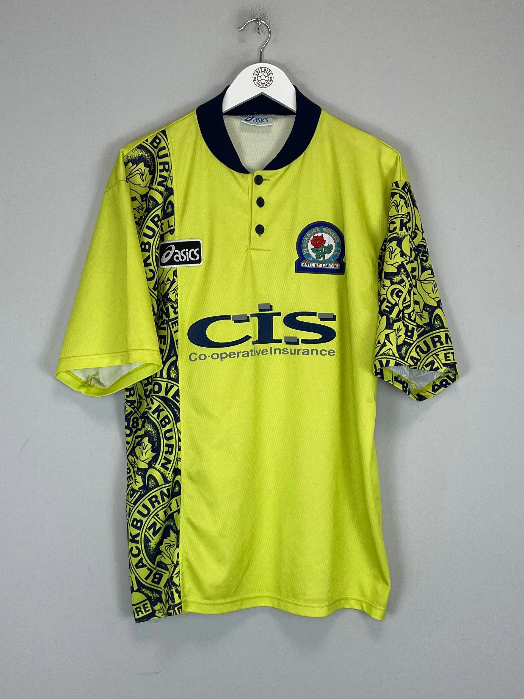 Refined fit Boost Fit 1996/97 BLACKBURN ROVERS AWAY SHIRT (L) ASICS