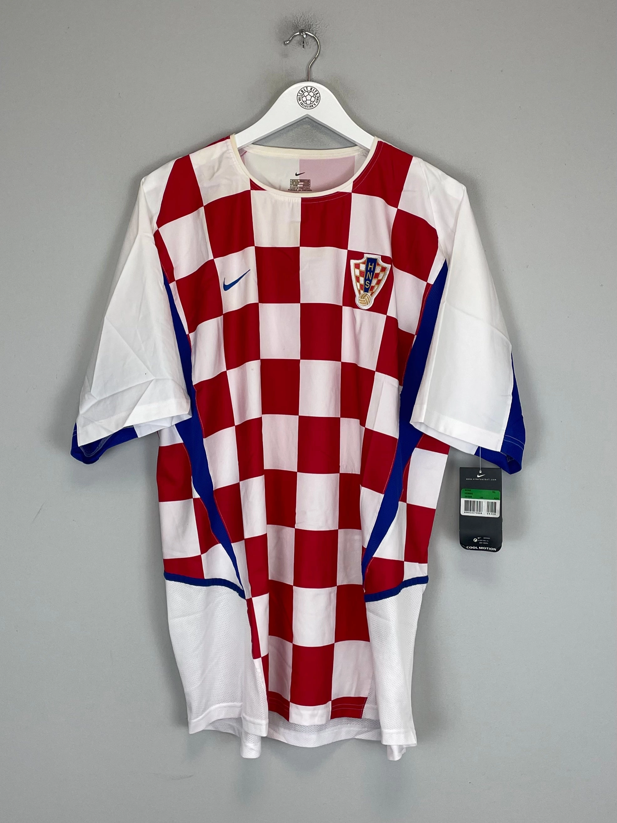 Durable Double Stitching Water Repellent Finish 2002/04 CROATIA *BNWT* HOME SHIRT (XL) NIKE