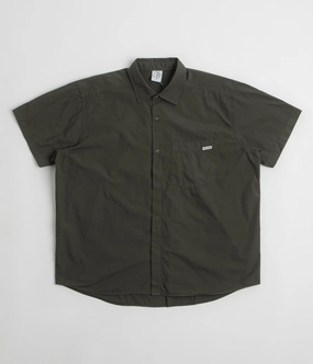 Polar Mitch Short Sleeve Shirt - Dirty Black Dinner Date