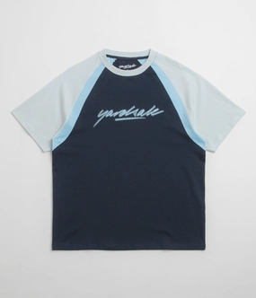 Yardsale Daze T-Shirt - Blue Abstract mystery