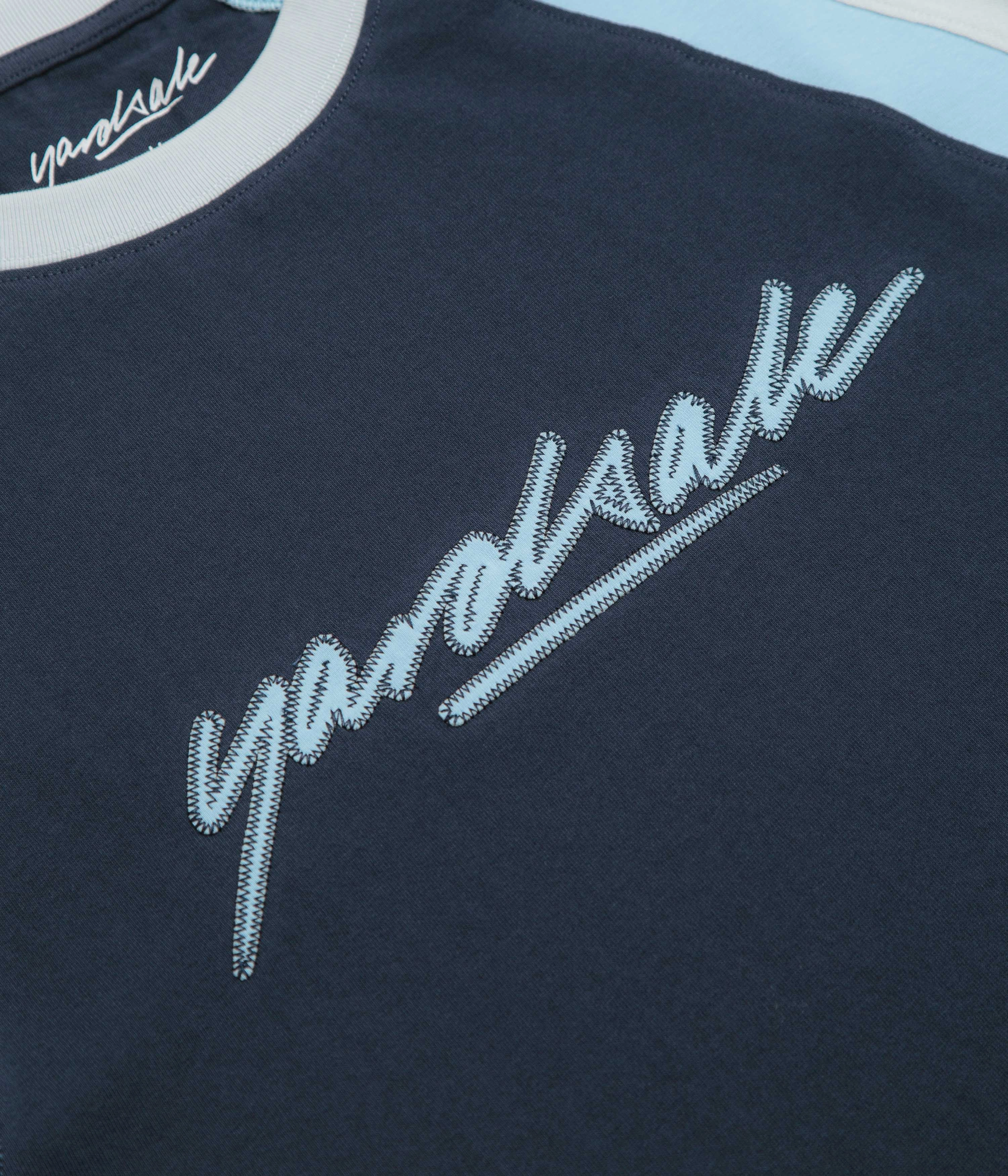 Yardsale Daze T-Shirt - Blue comfortable option Effortless Comfort
