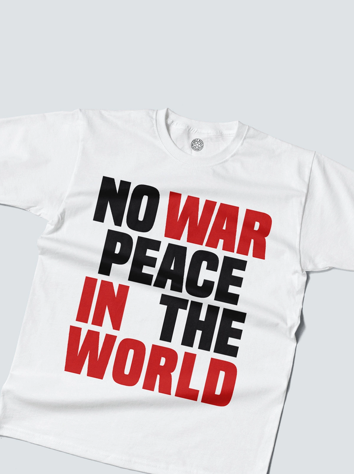 Fade Resistant Dye Daily Trend Look FLAMENGO ROMARIO 'NO WAR' PROTEST TEE
